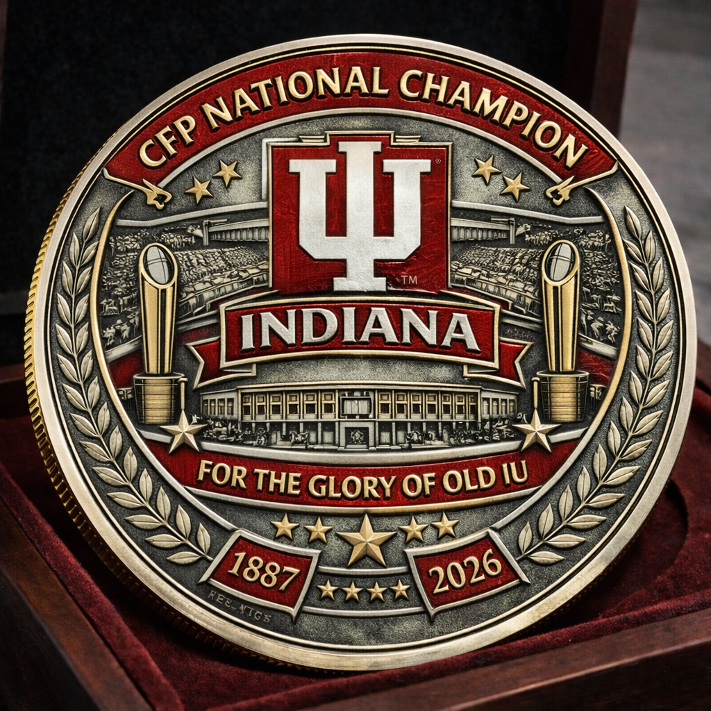 2026 CFP Champ Hoosiers Commemorative Coin