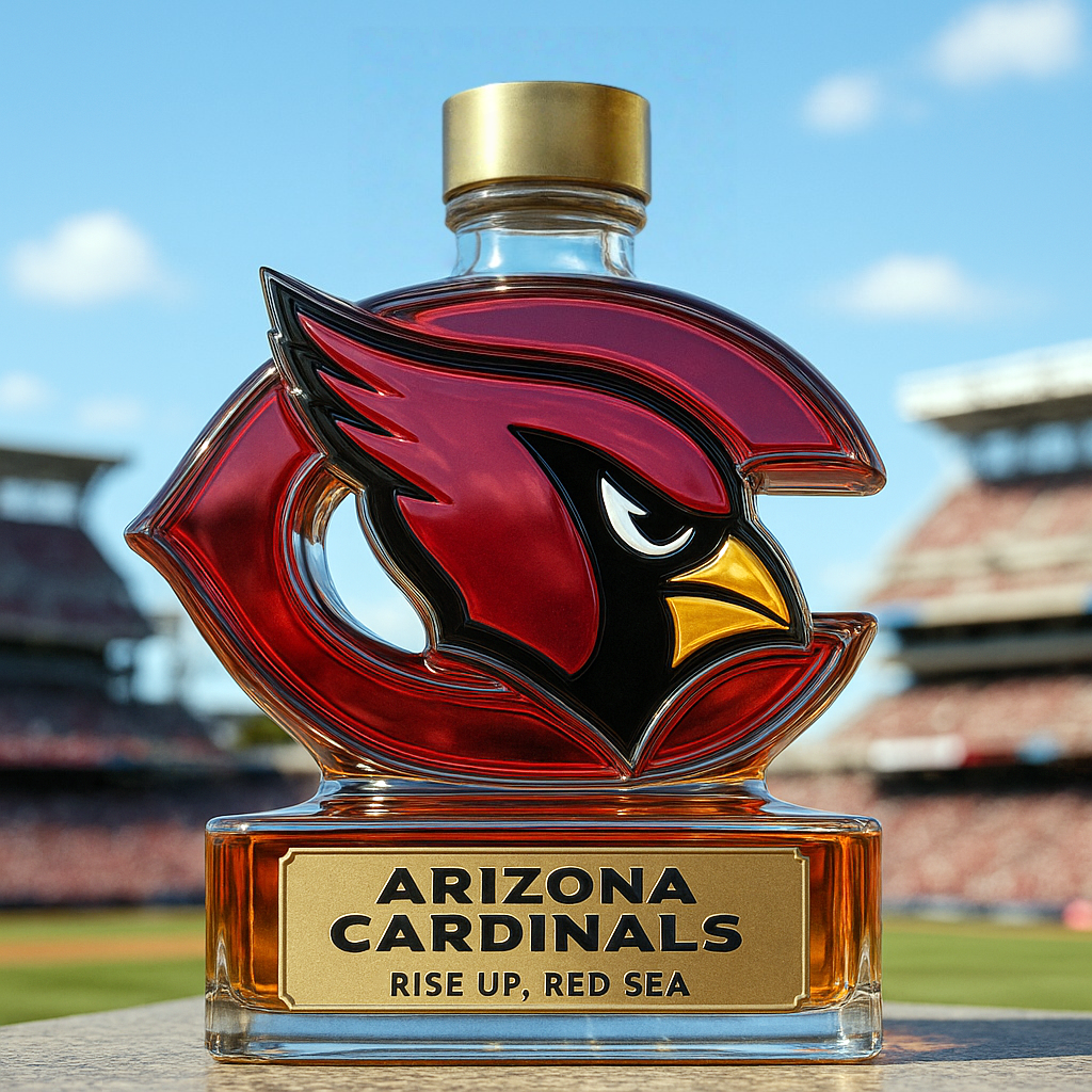 Arizona Cardinals Limited Edition Whiskey Bottle