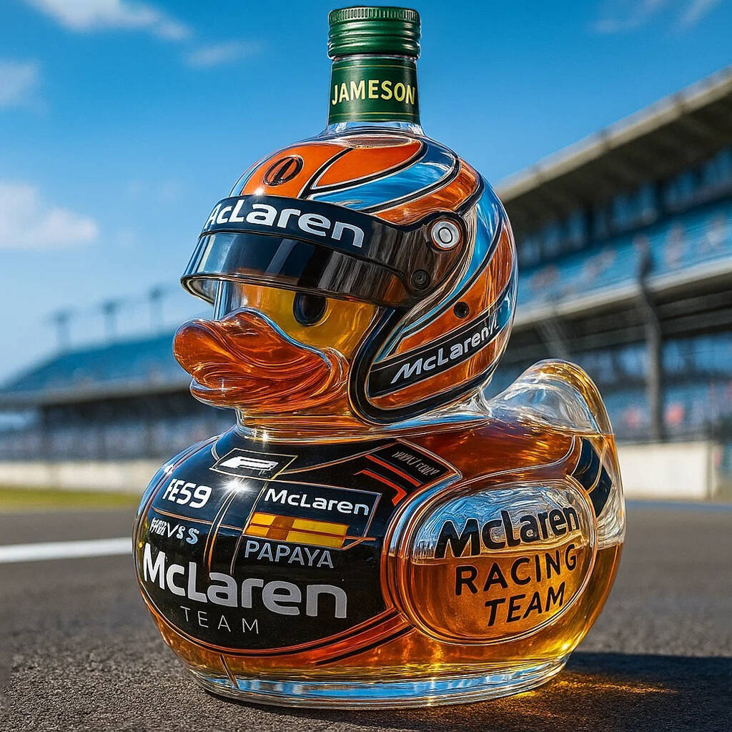 F1 Duck Whisky Bottle