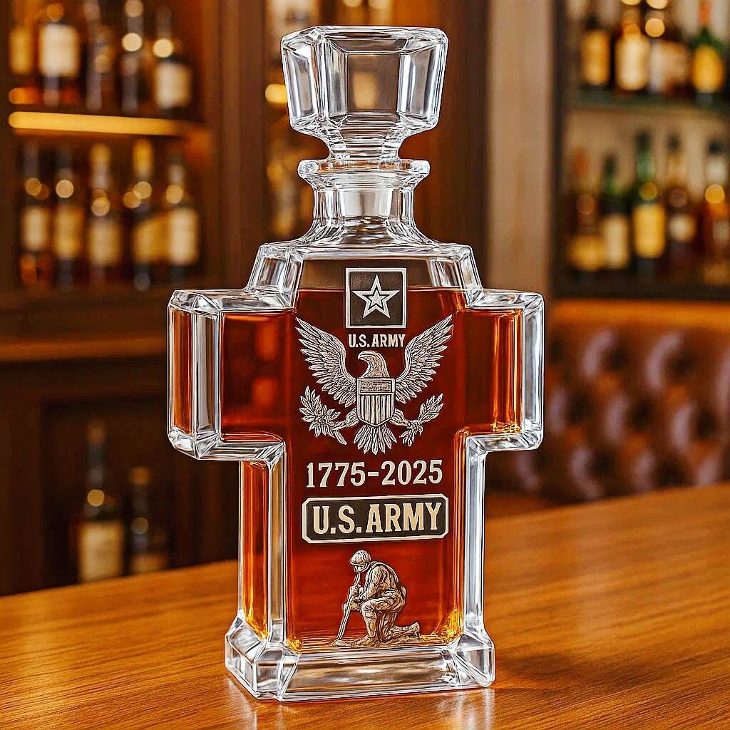250th Anniversary Military Whisky Bottle
