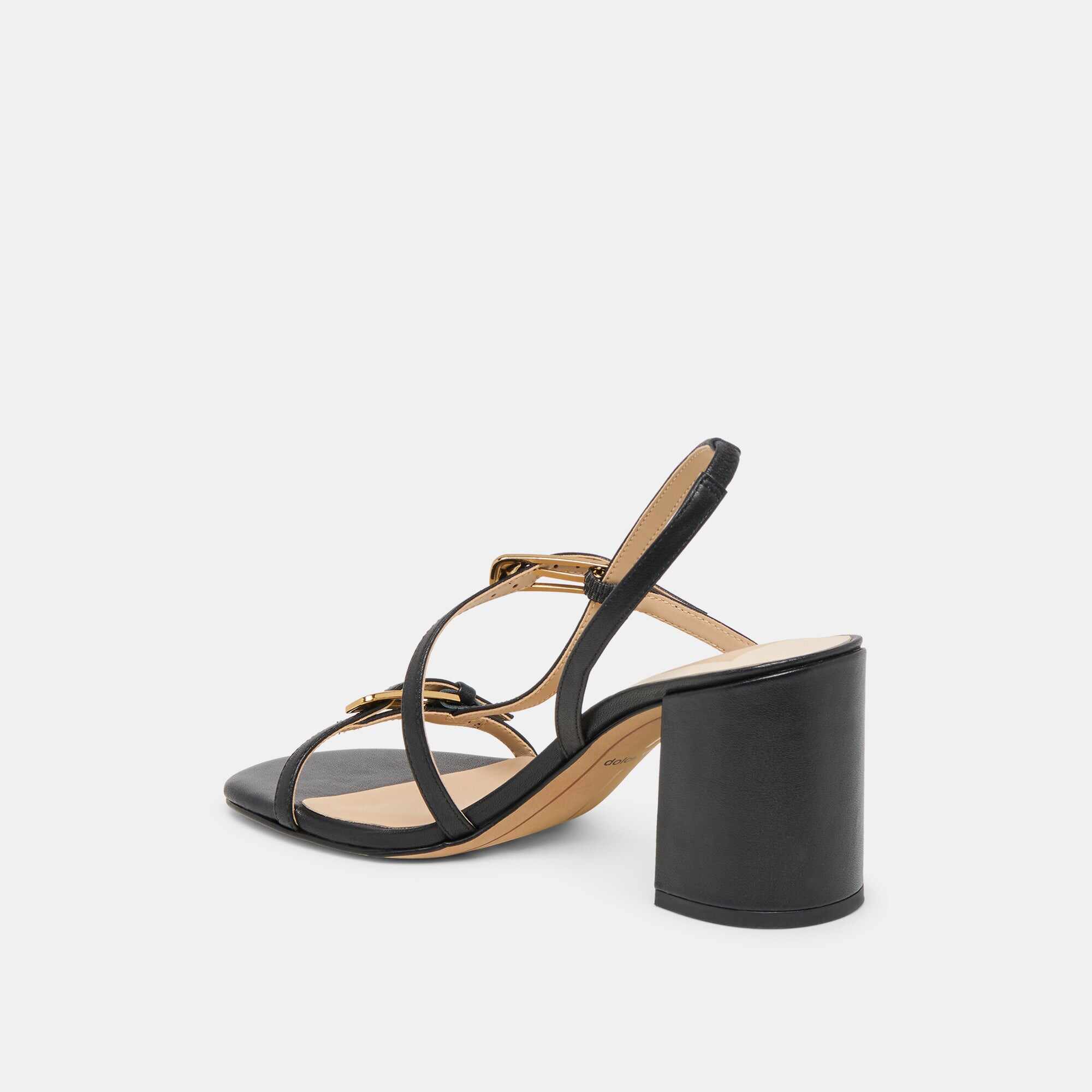 FAYE HEELS BLACK LEATHER