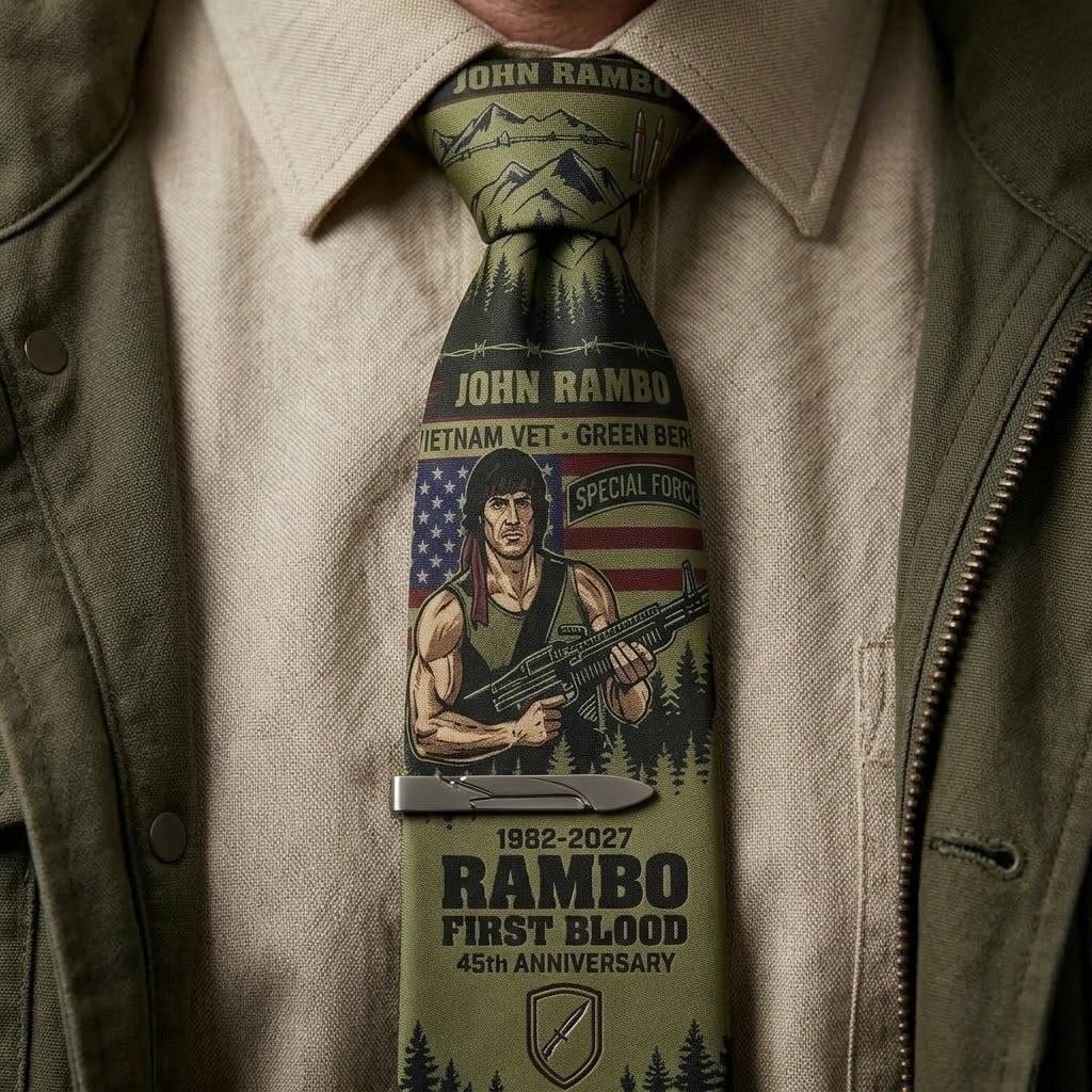 Rambo First Blood 45th Anniversary（1982-2027）Tie