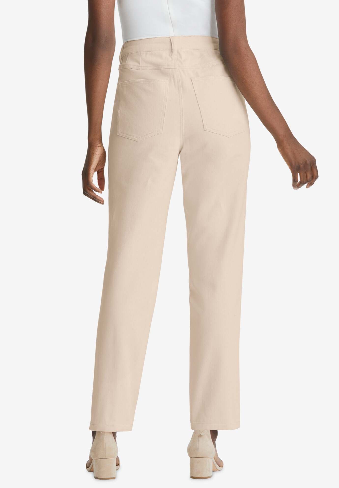 Classic Cotton Denim Straight-Leg Jean