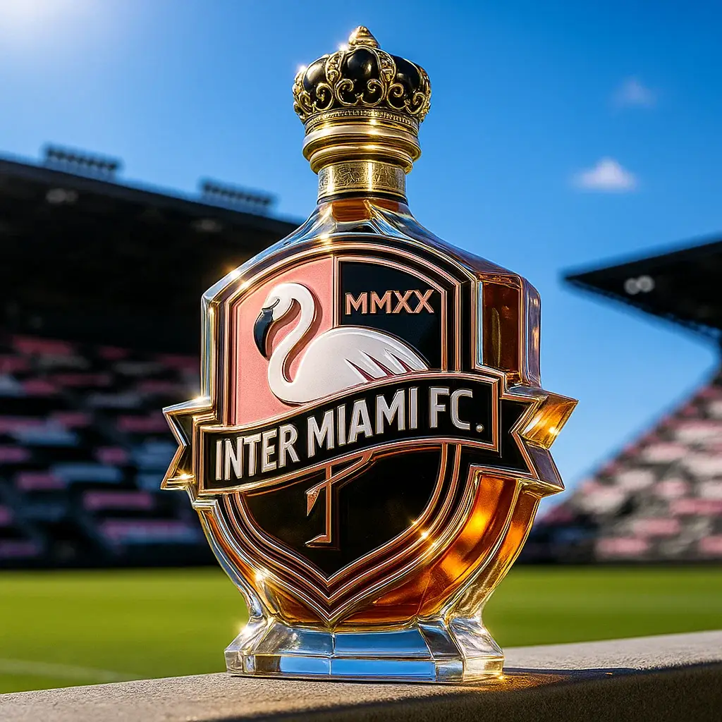 Inter Miami CF Limited Edition Whisky Bottle