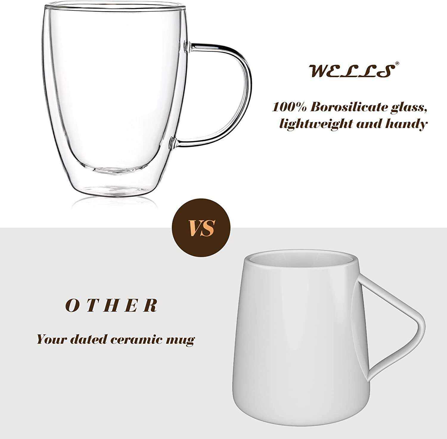 Espresso Cups With Handle,Espresso Shot Glasses,Clear Expresso Coffee Cups,Double Wall Insulated Espresso Mugs,Microwave Dishwasher Safe,Suit for Espresso Machine