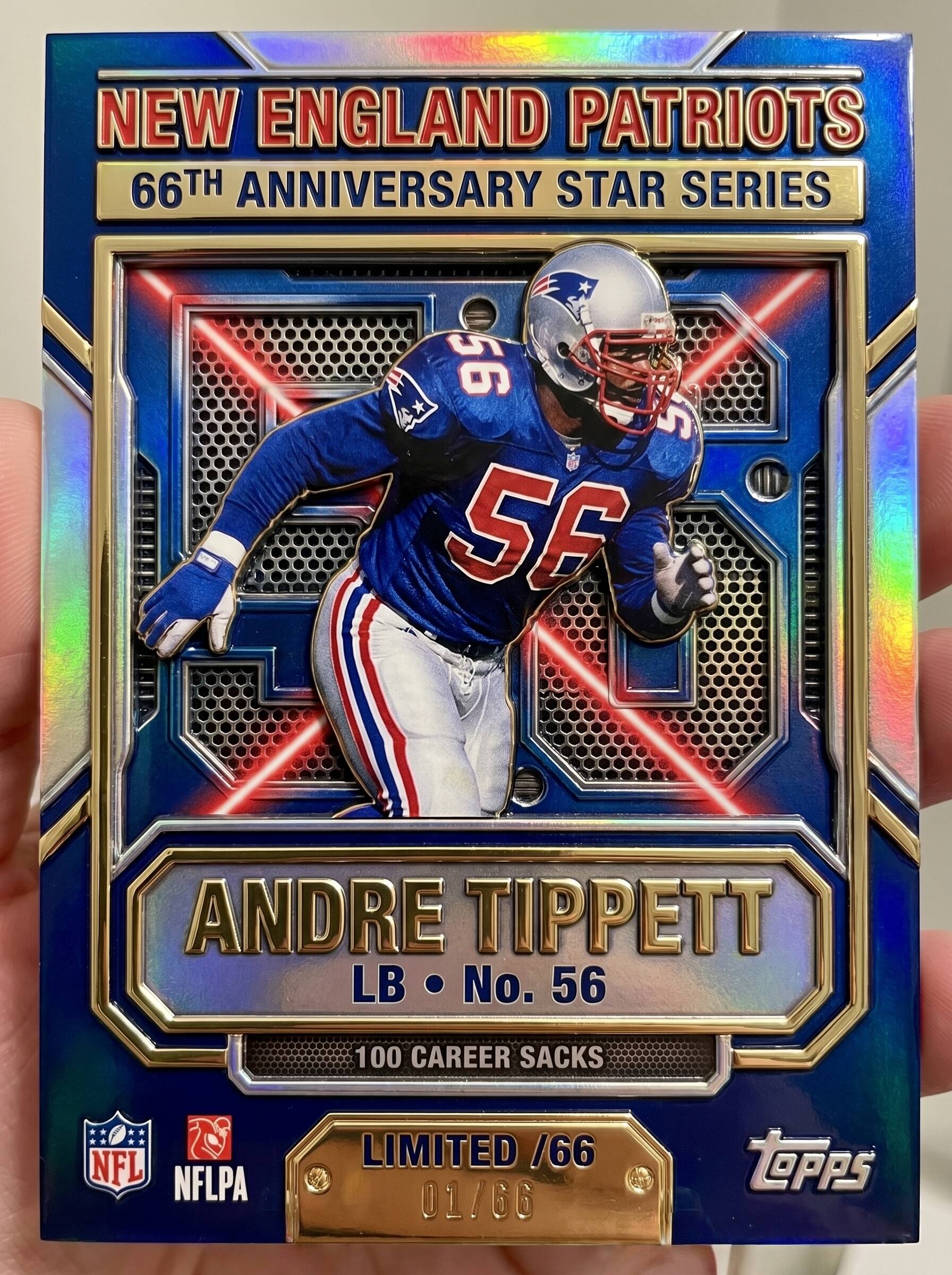 🏈New England Patriots 66th Anniversary Cards