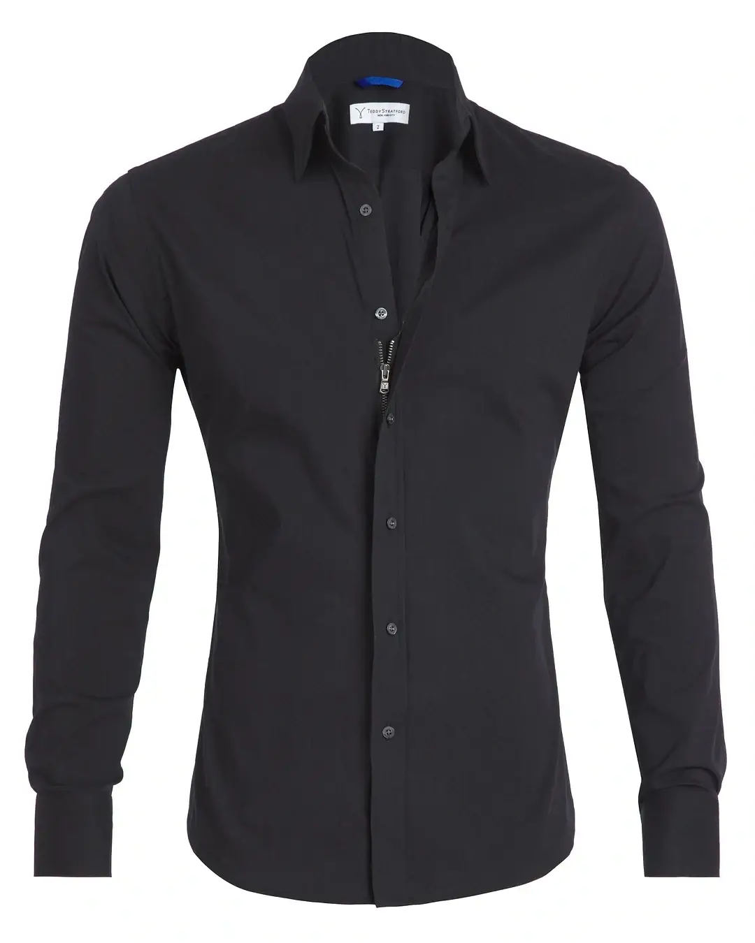 🔥2026 Spring Sale🔥Oxford Stretch Zip Shirt