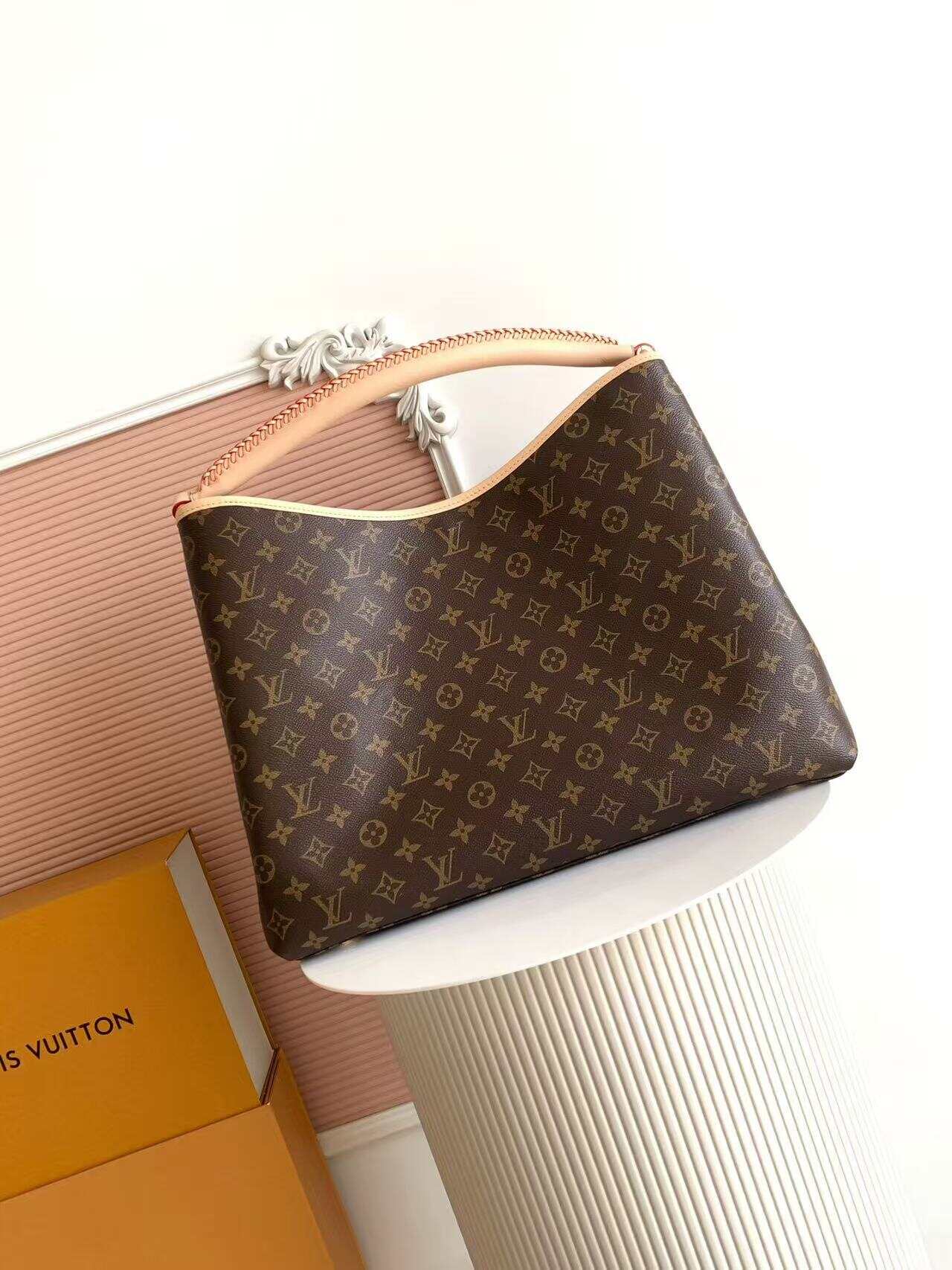 CV 2026 WOVEN HOBO BAG BROWN