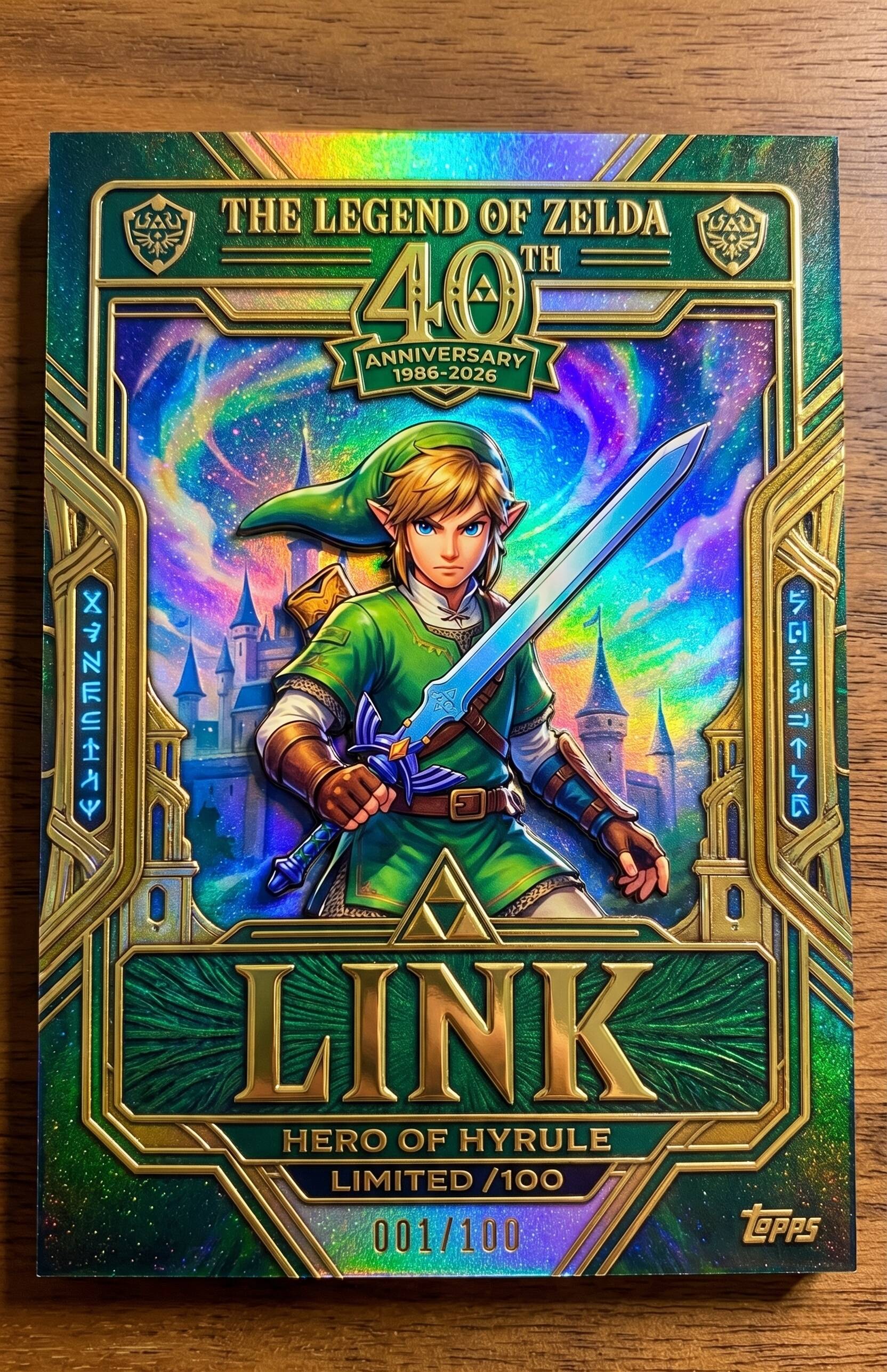 The Legend of Zelda 40th Anniversary Premium Trading Card Box