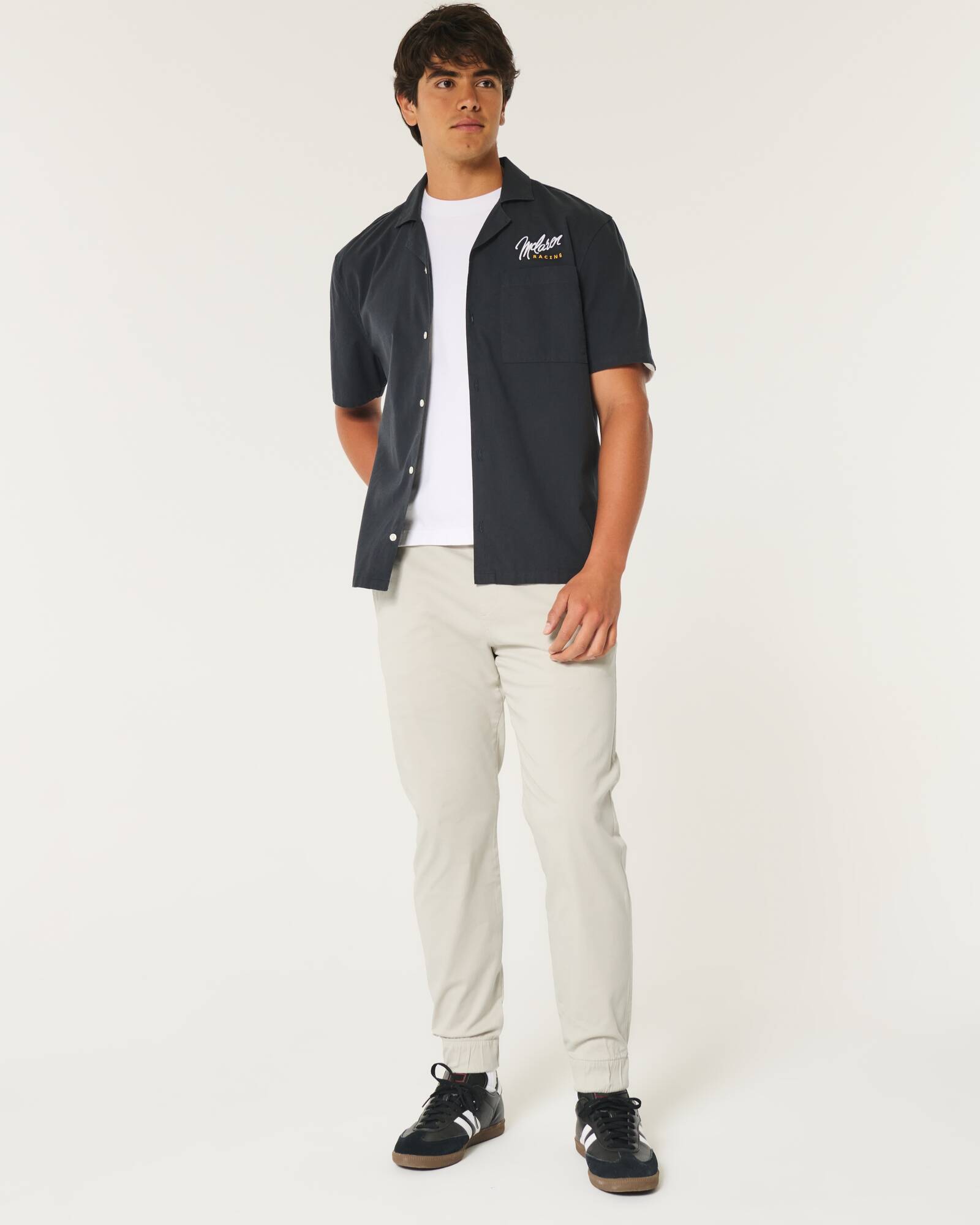 Relaxed Twill Joggers