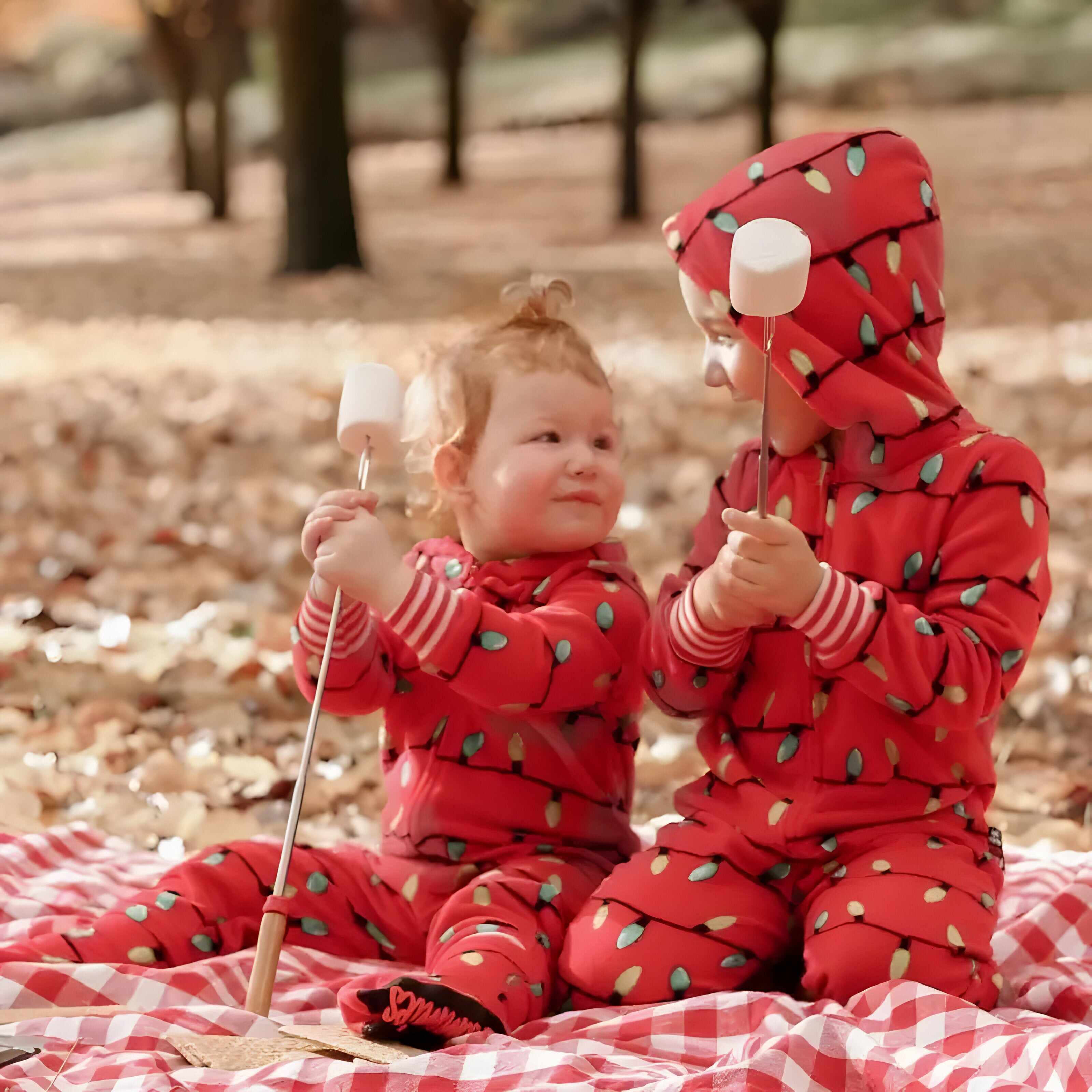 Kids Red Matching Family Christmas Pajamas