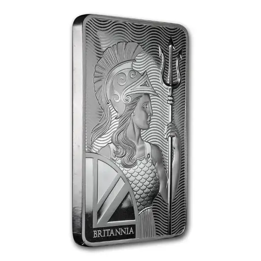 10 oz Britannia Silver Bar | The Royal Mint