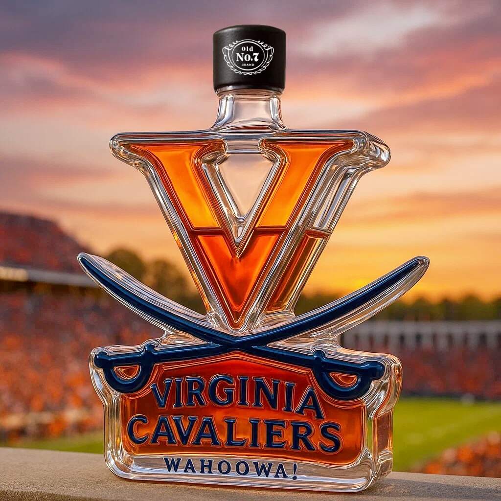 Virginia Cavaliers Limited Edition Whiskey Bottle