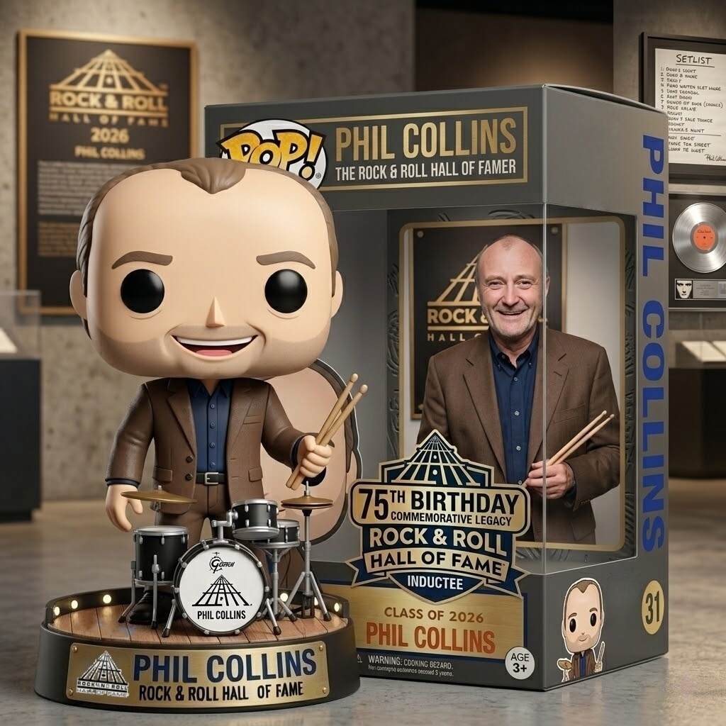 Phil Collins 2026 Rock & Roll Hall of Fame Inductee Commemorative POP! Figure