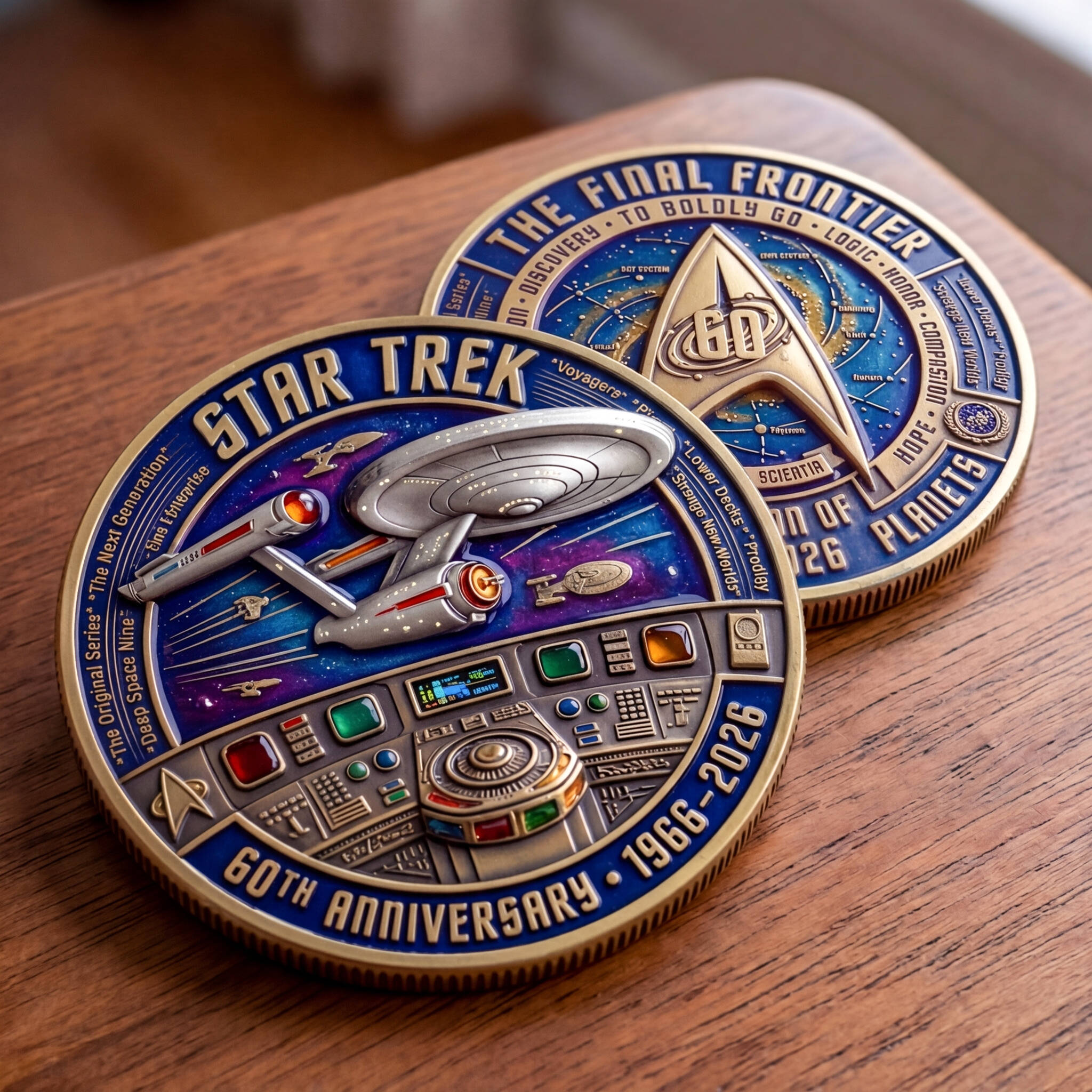 Star Trek 60th Anniversary Collector Coin