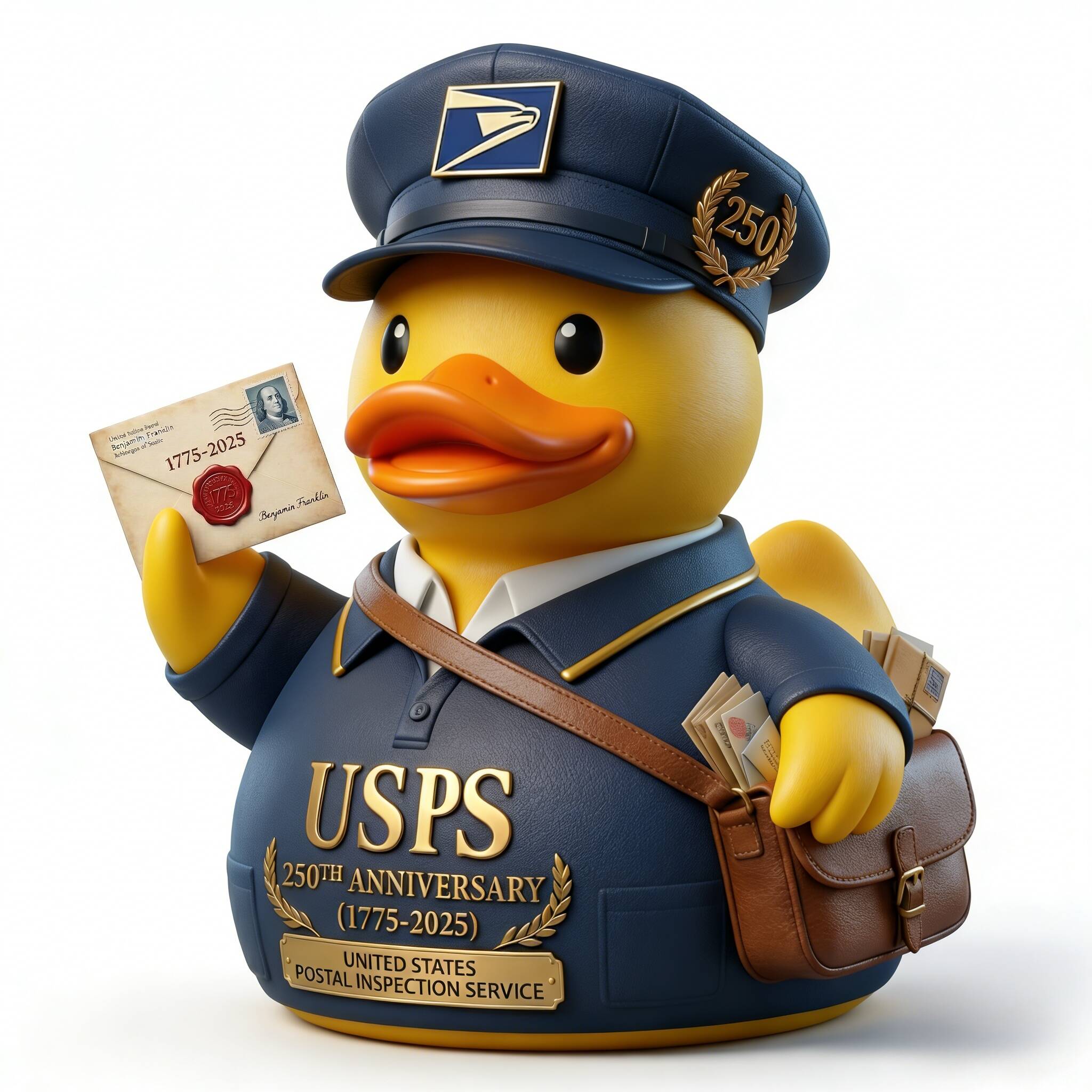 📬🦆USPS 250th Anniversary Mail Carrier Duck