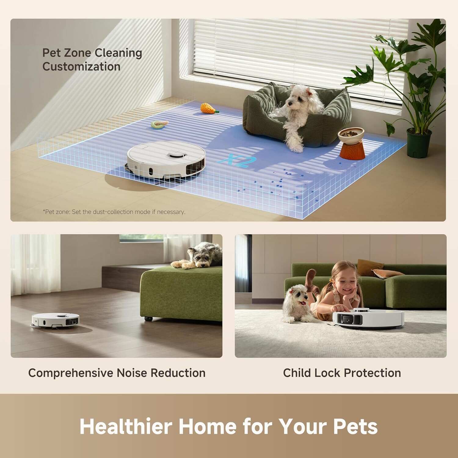 Ultra Gen 2 Robot Vacuum and Mop with 25,000Pa Suction, Extendable Side Brush and Mop