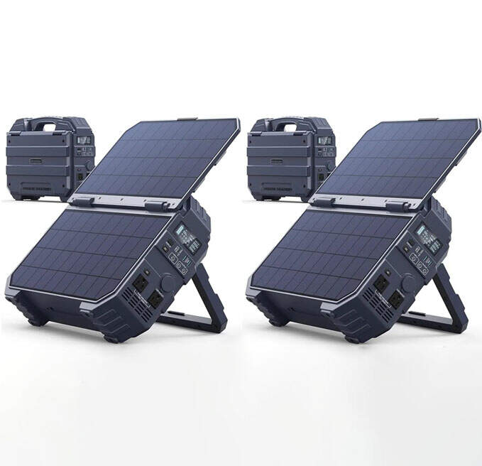 Spring Sale💥Last Day Buy 1 Get 1 Free💥Portable Power Station with Built-in Solar Panel