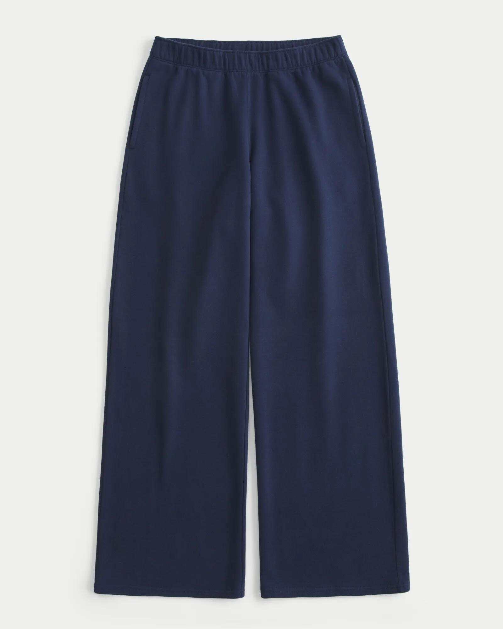 Wide-Leg Sweatpants
