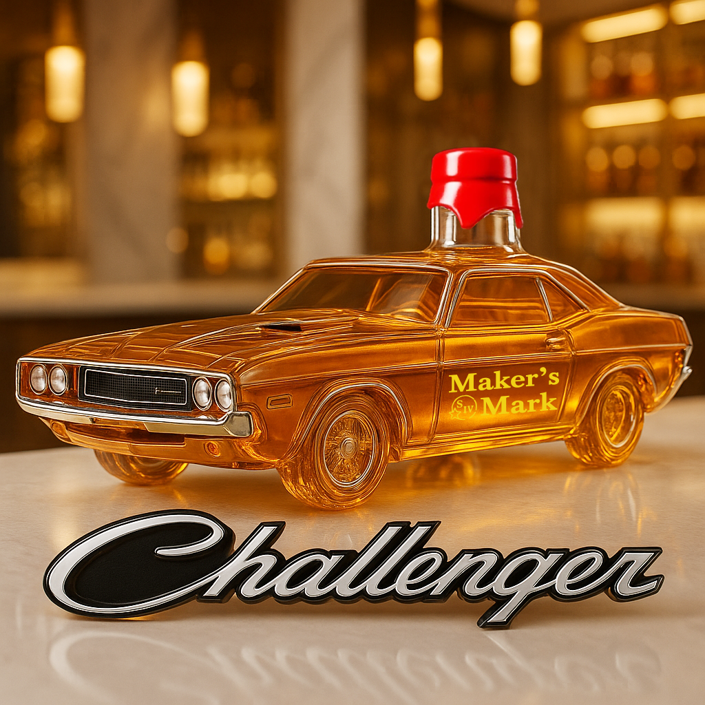 Dodge Challenger R/T 426 Whiskey Bottle