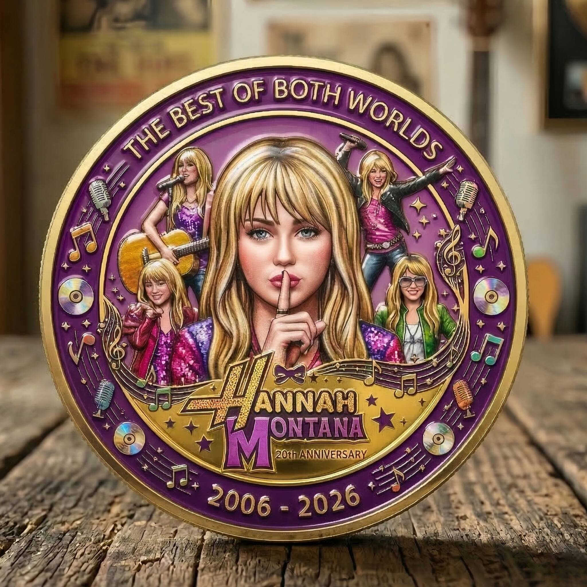 Hannah Montana 20th Anniversary Commemorative Coin(2006 – 2026)