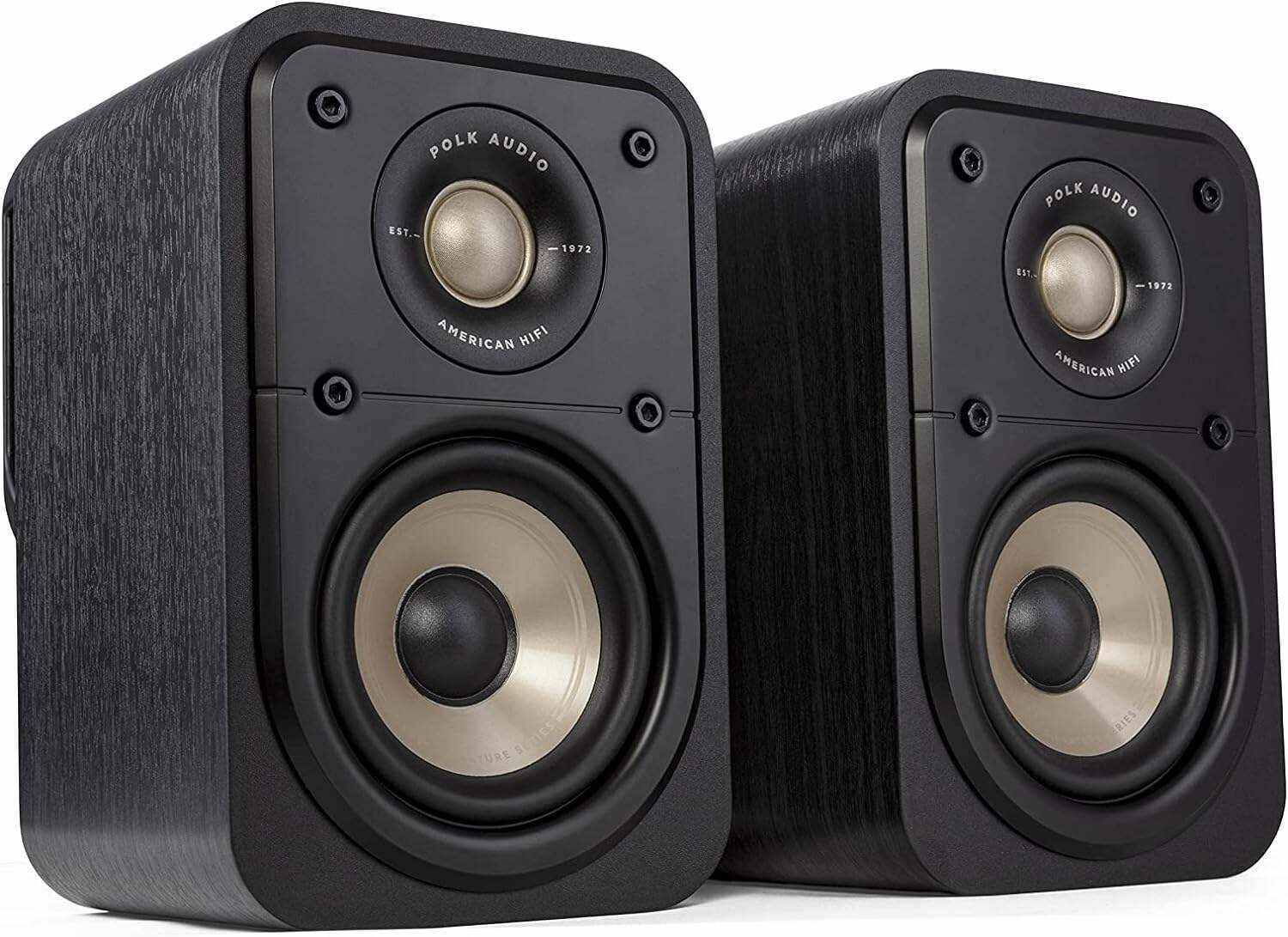 Polk Audio Signature Elite ES20 Bookshelf Speaker - Hi-Res Audio Certified,Dolby Atmos & DTS:X Compatible, 1