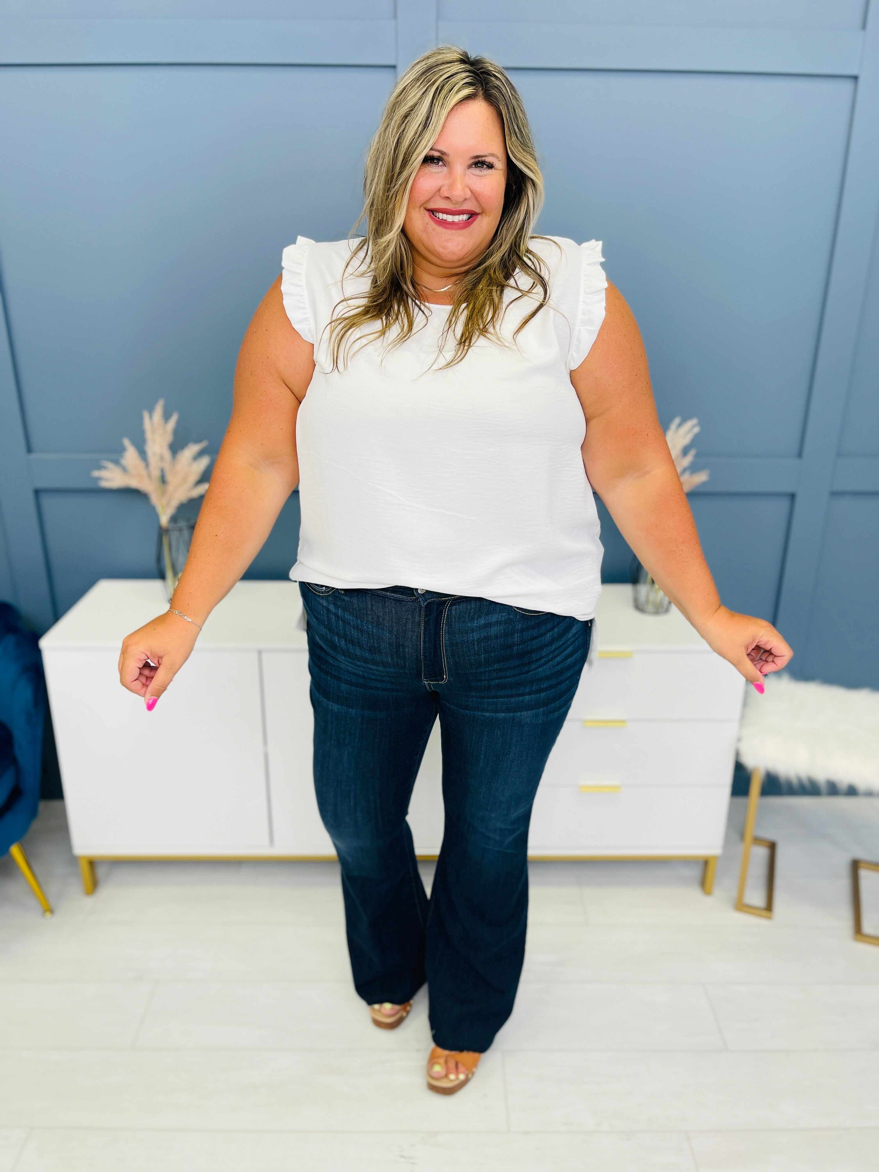 RESTOCK! REG/CURVY See Ya There Flare Jeans