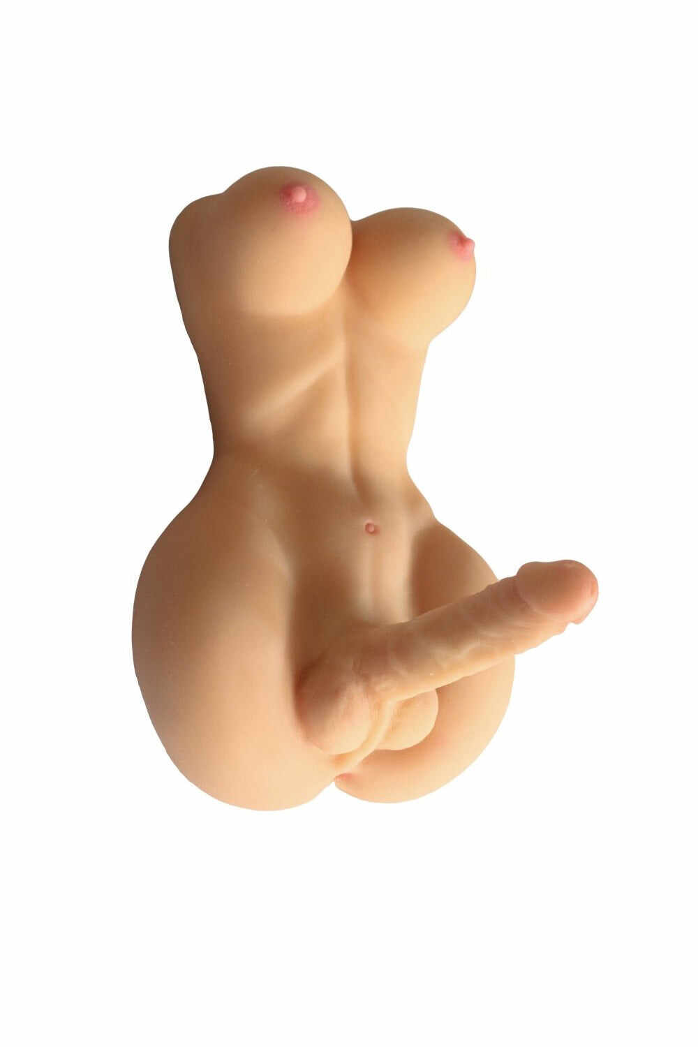 EU Stock - TPE 15 lbs Nature Skin Futanari Sex Doll Torso