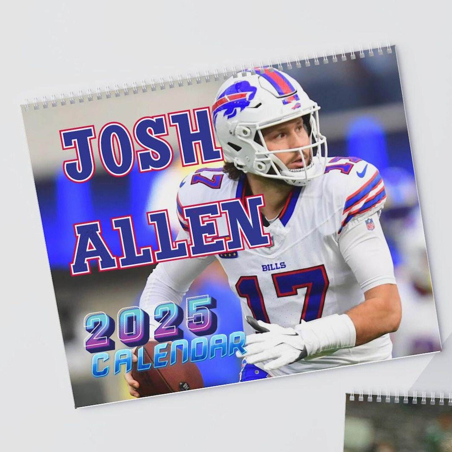 Josh Allen 2025 Wall Calendar - Celebrate Football's Rising Star All Year