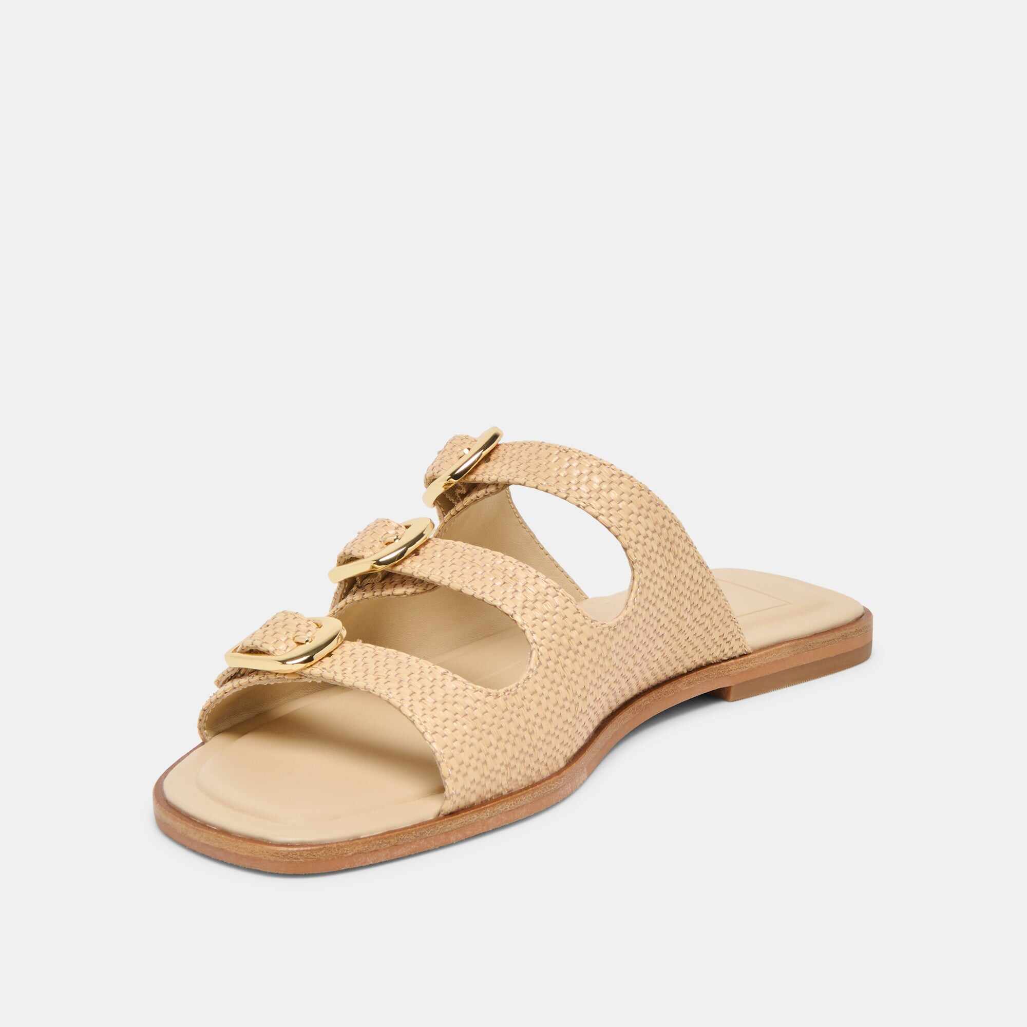 FIN SANDALS SAND RAFFIA