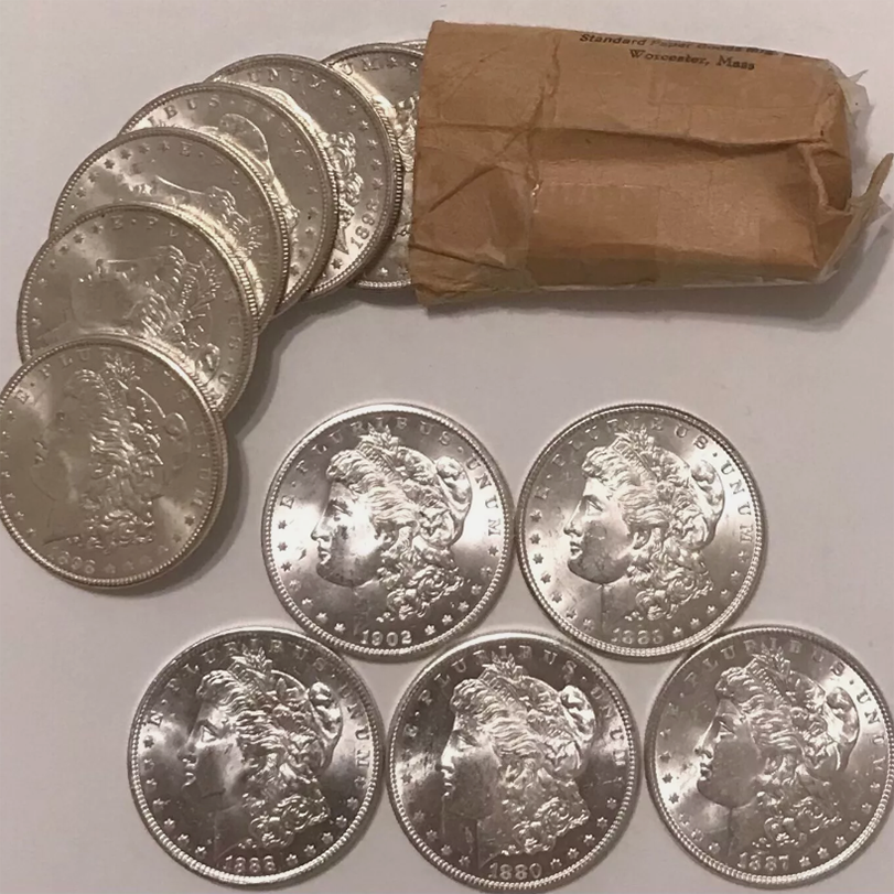 【Complete Set】1879–1904 O Morgan Silver Dollar Set-26PC — MS60💰 Free Shipping & Quality Assurance