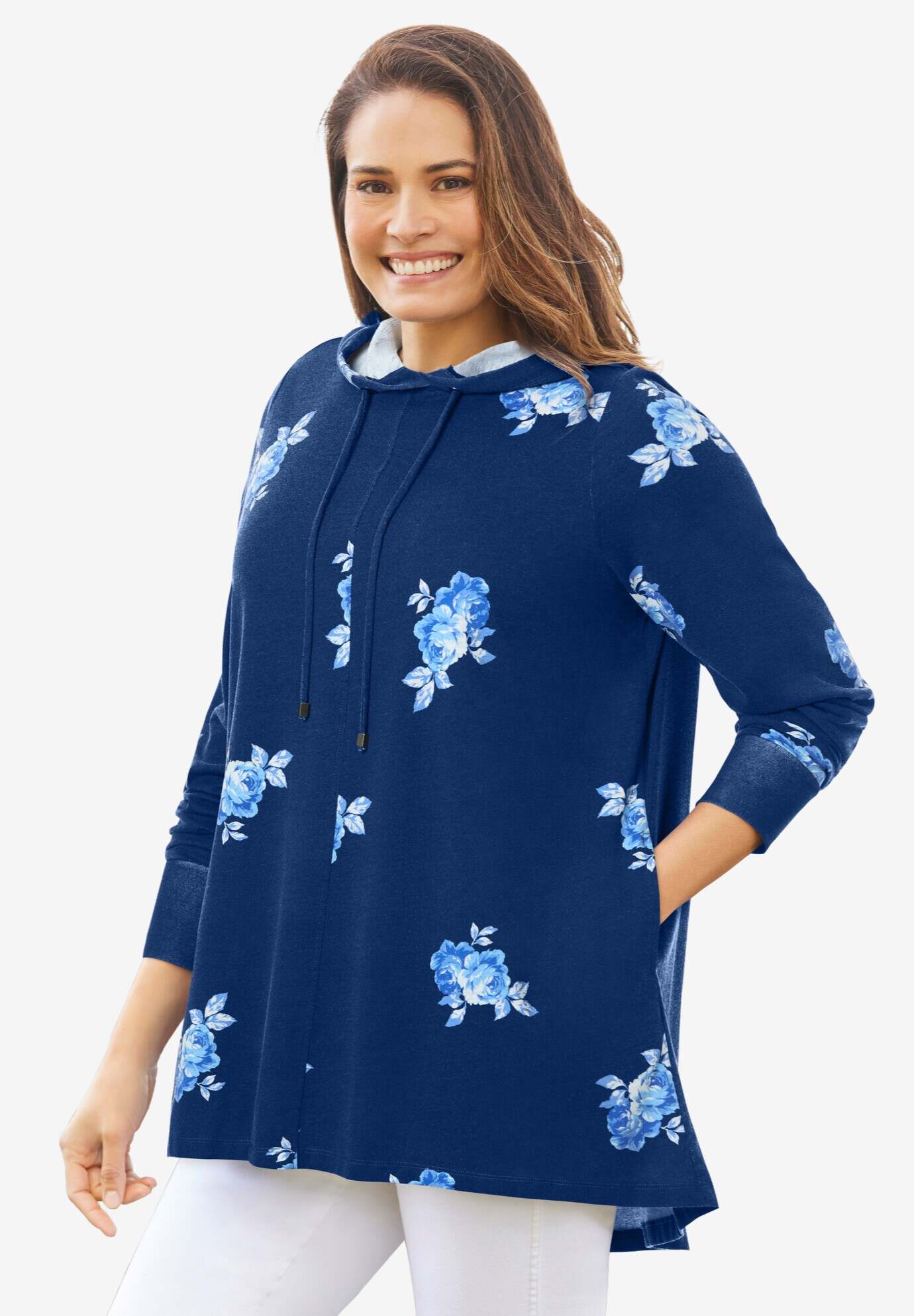 Cloud Bliss Pleat-Back Swing Sweatshirt