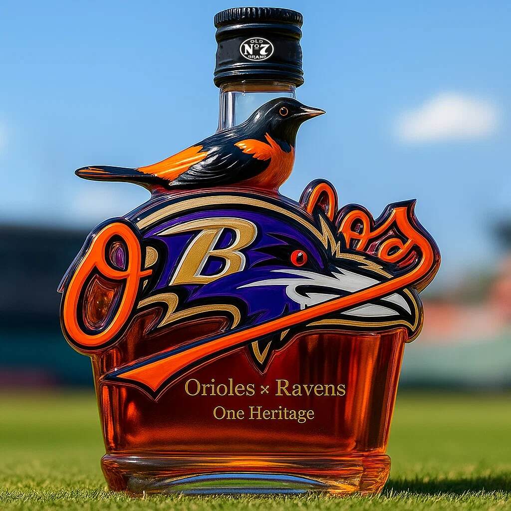 Orioles × Ravens – Baltimore Limited Edition Whiskey Bottle