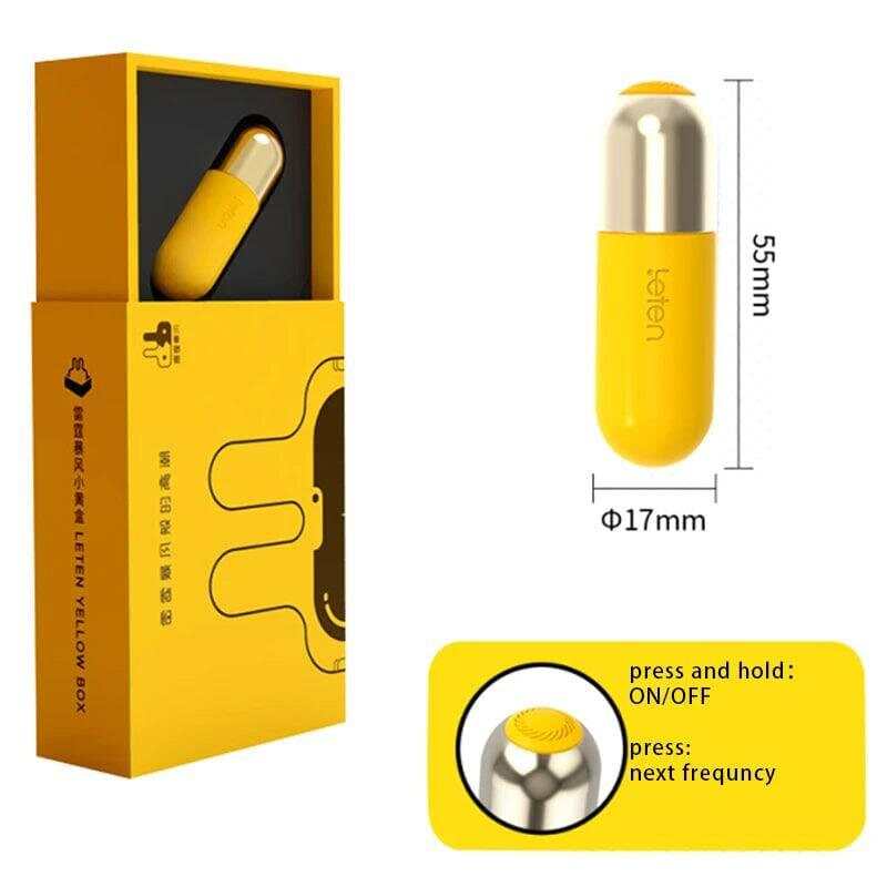 Leten Mute Bullet Vibrator: USB Rechargeable
