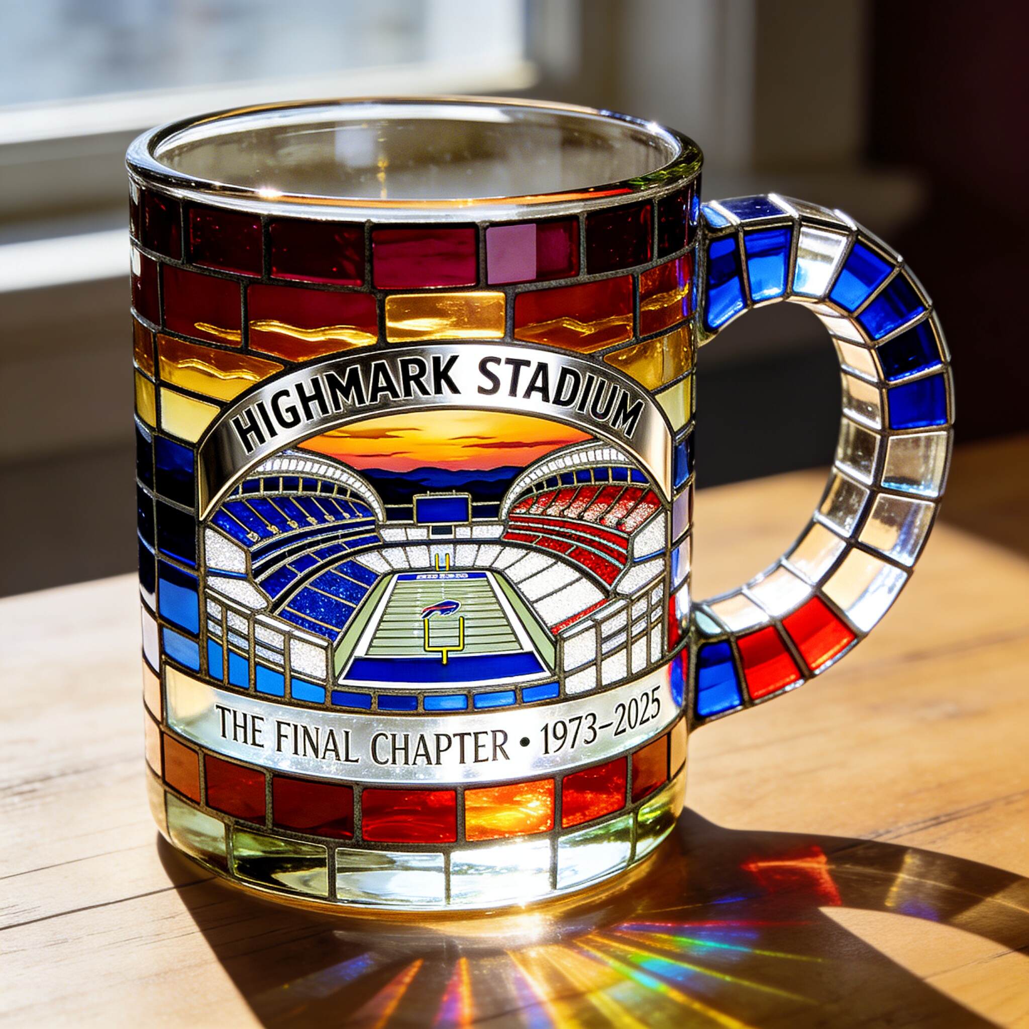 Highmark Stadium “Final Chapter” Stained-Glass Mug
