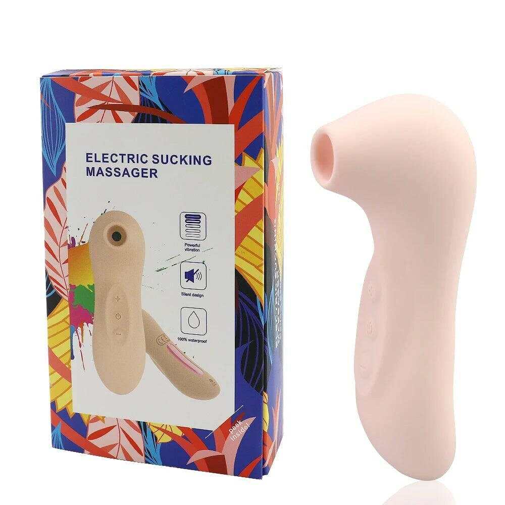 Clit Sucker Vibrator: Blowjob Tongue Suck, G-Spot & Nipple Stimulator