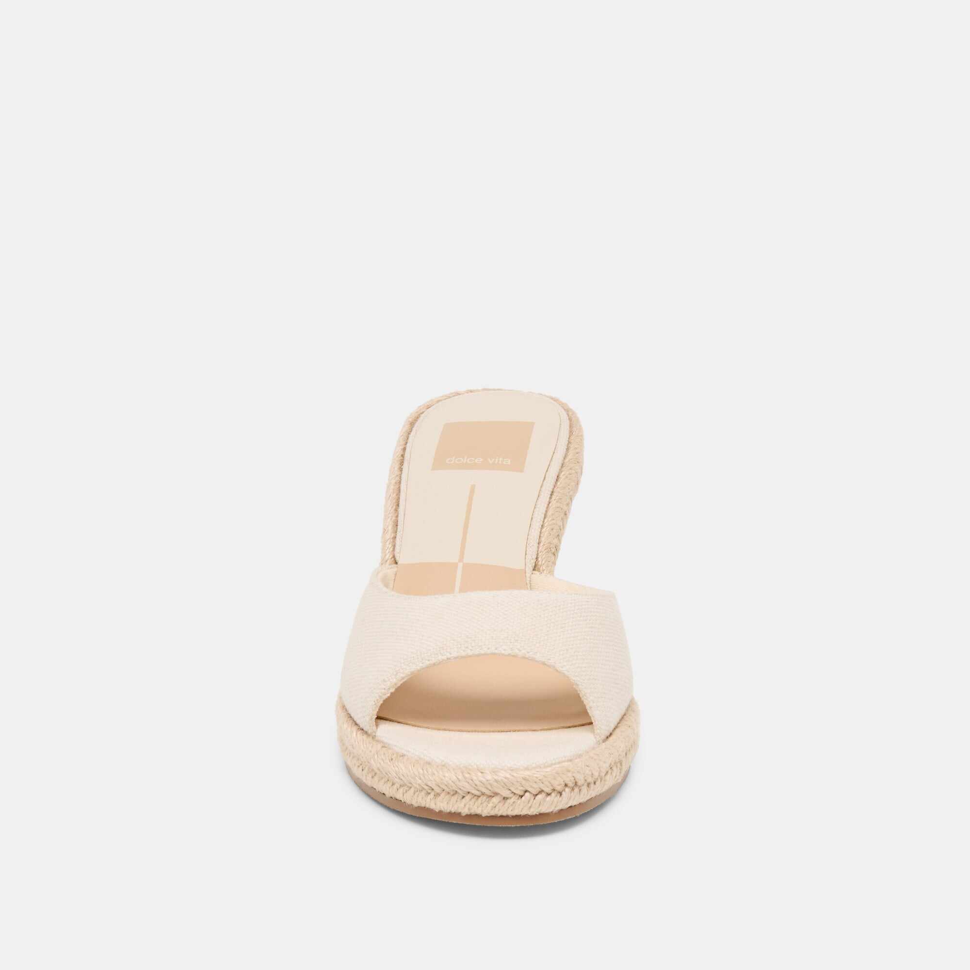 VAYA WEDGES ECRU LINEN