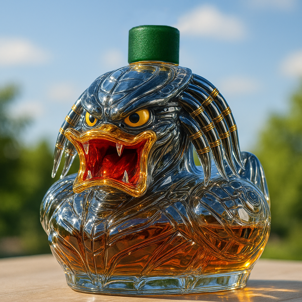 Predator Duck Whiskey Bottle