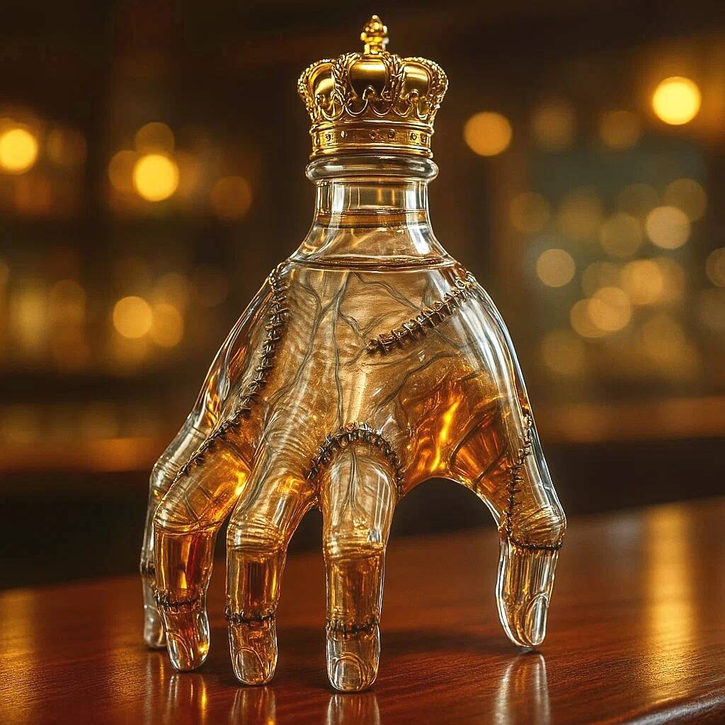 Wednesday Thing Whiskey bottle