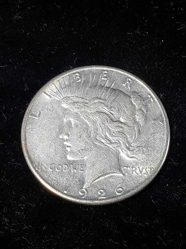 1926 S  Peace Dollar - VF+ Reg 59  lot#  119