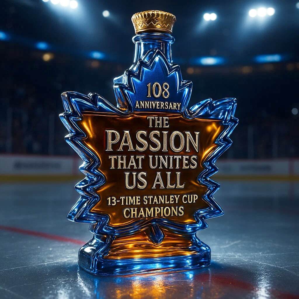 Toronto Maple Leafs Whisky Bottle