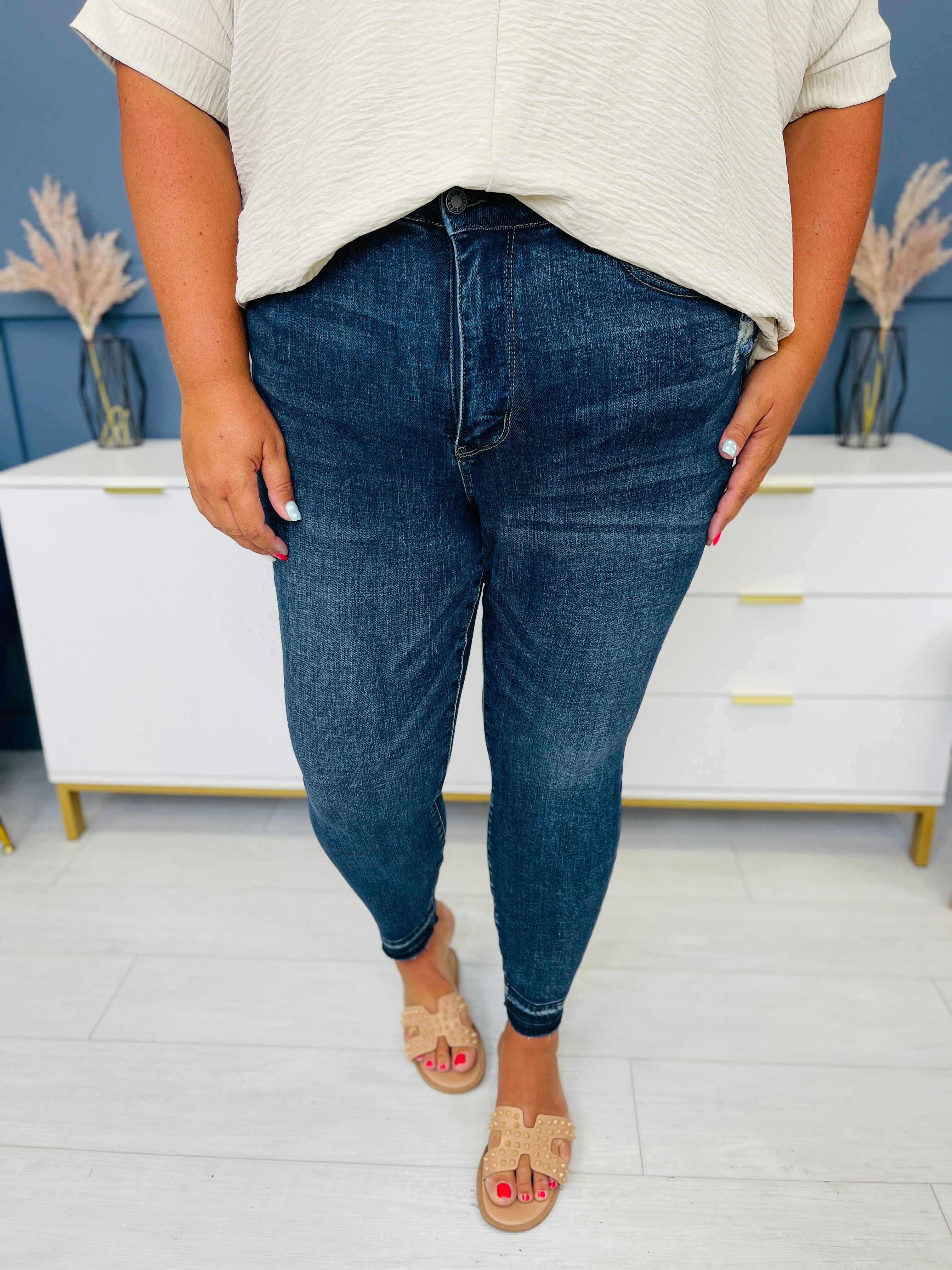 MARKDOWNS! PLUS/REG Who's In Control Tummy Control Skinny Jeans Restock!