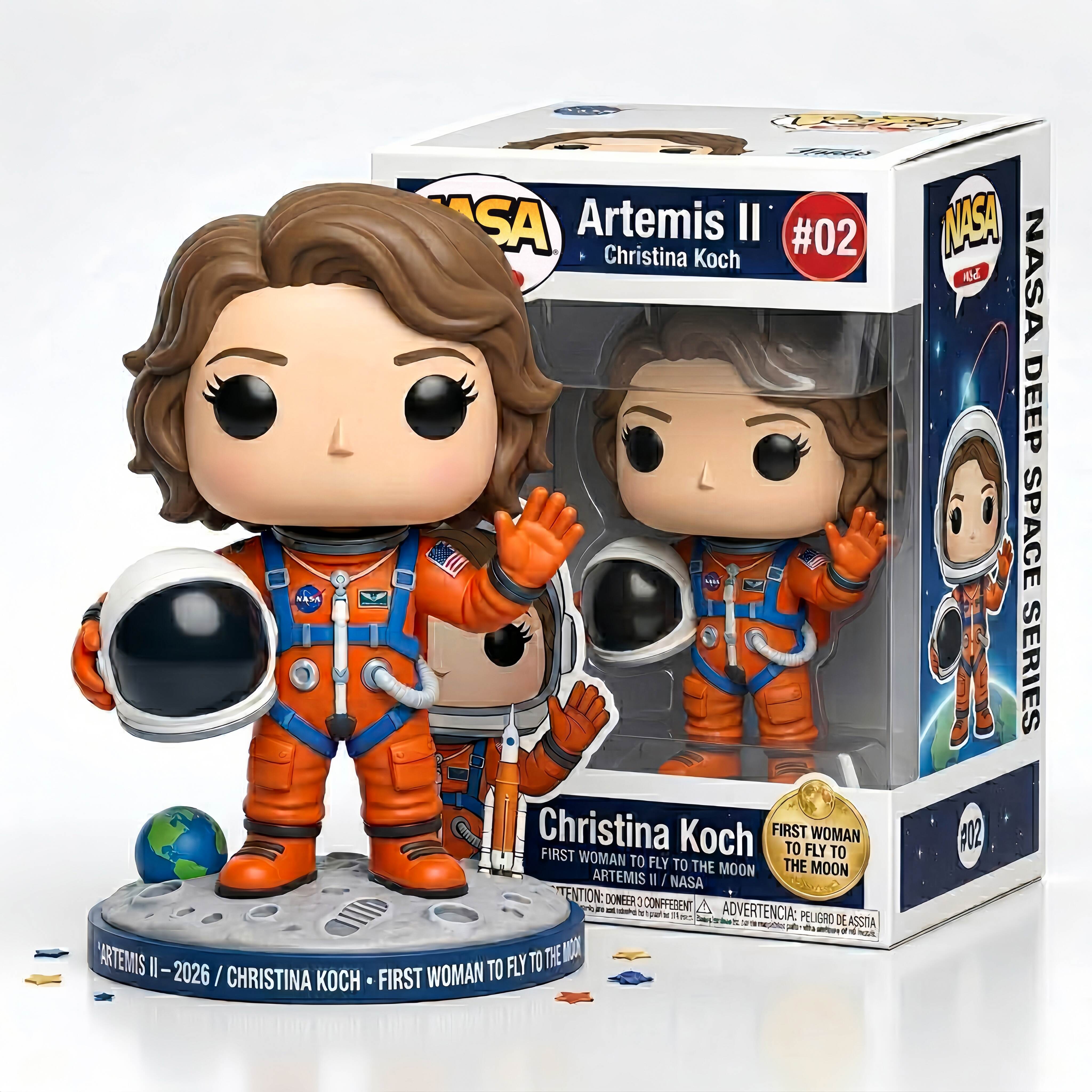NASA Artemis II 4-Pack POP Collector Set - Limited Edition 2026 Mission 🚀🌕