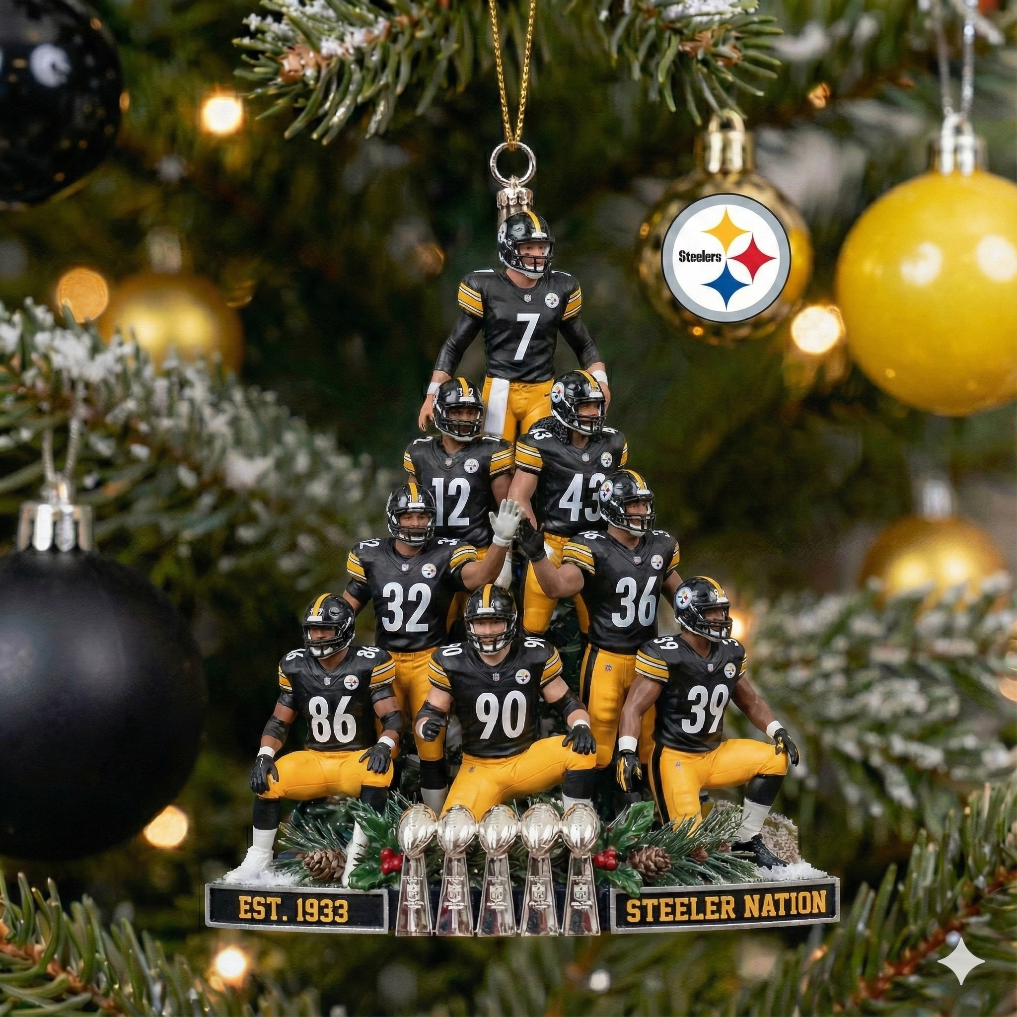 Michigan Stadium “Go Blue!” 146th Anniversary Bell Ornament