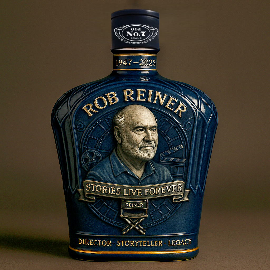 Rob Reiner 1947-2025 Memorial Whiskey Bottle