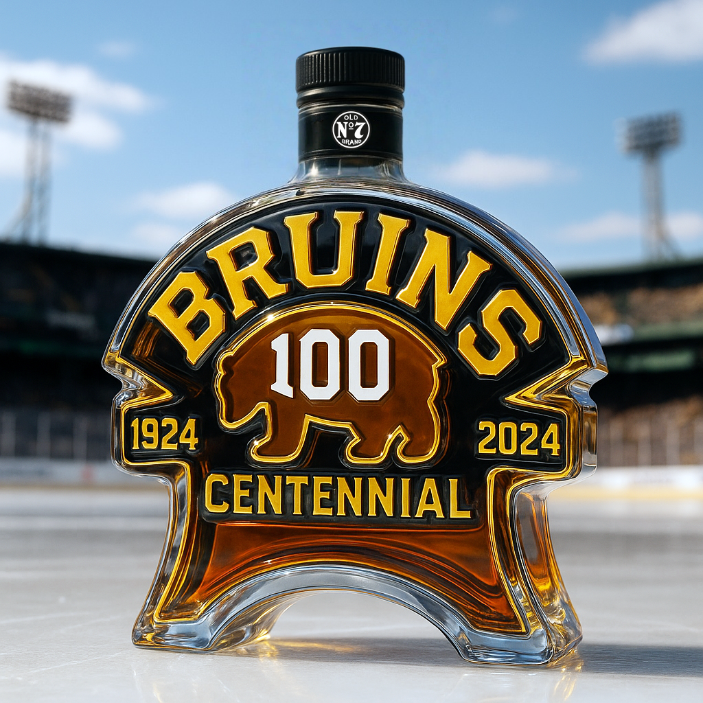 Boston Bruins Commemorative Whiskey Bottle