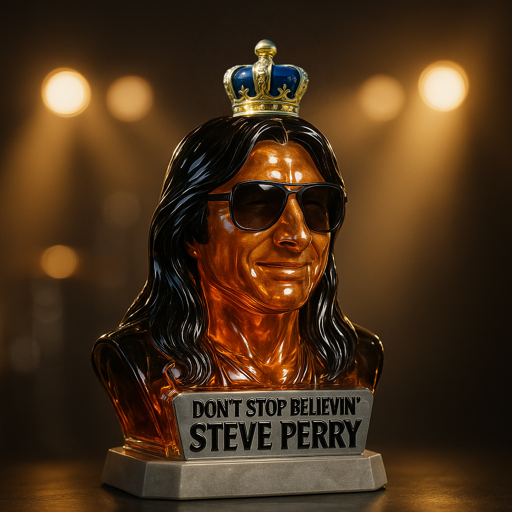 Steve Perry Whiskey Bottle