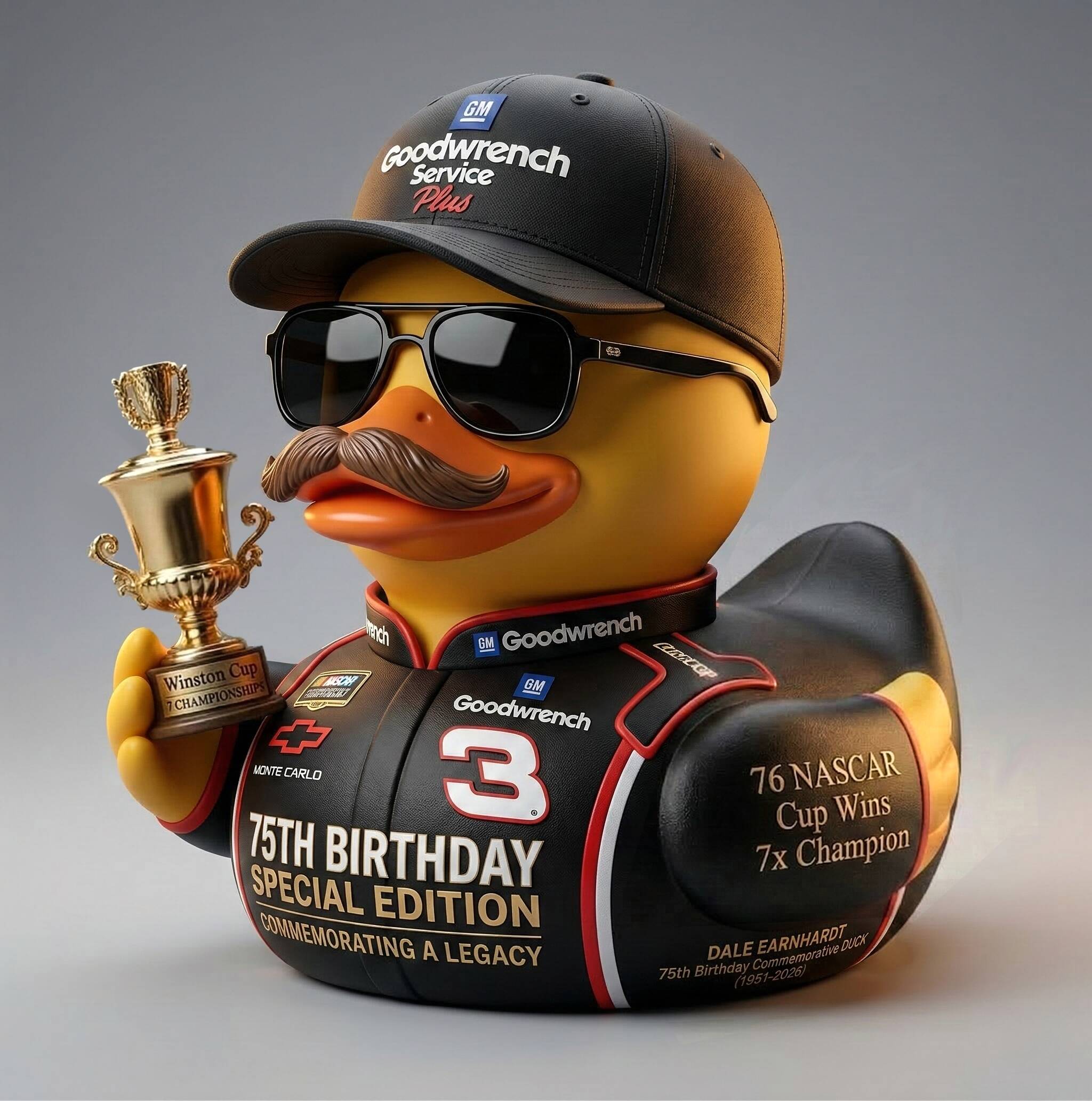 The Intimidator Duck – 75th Birthday Edition