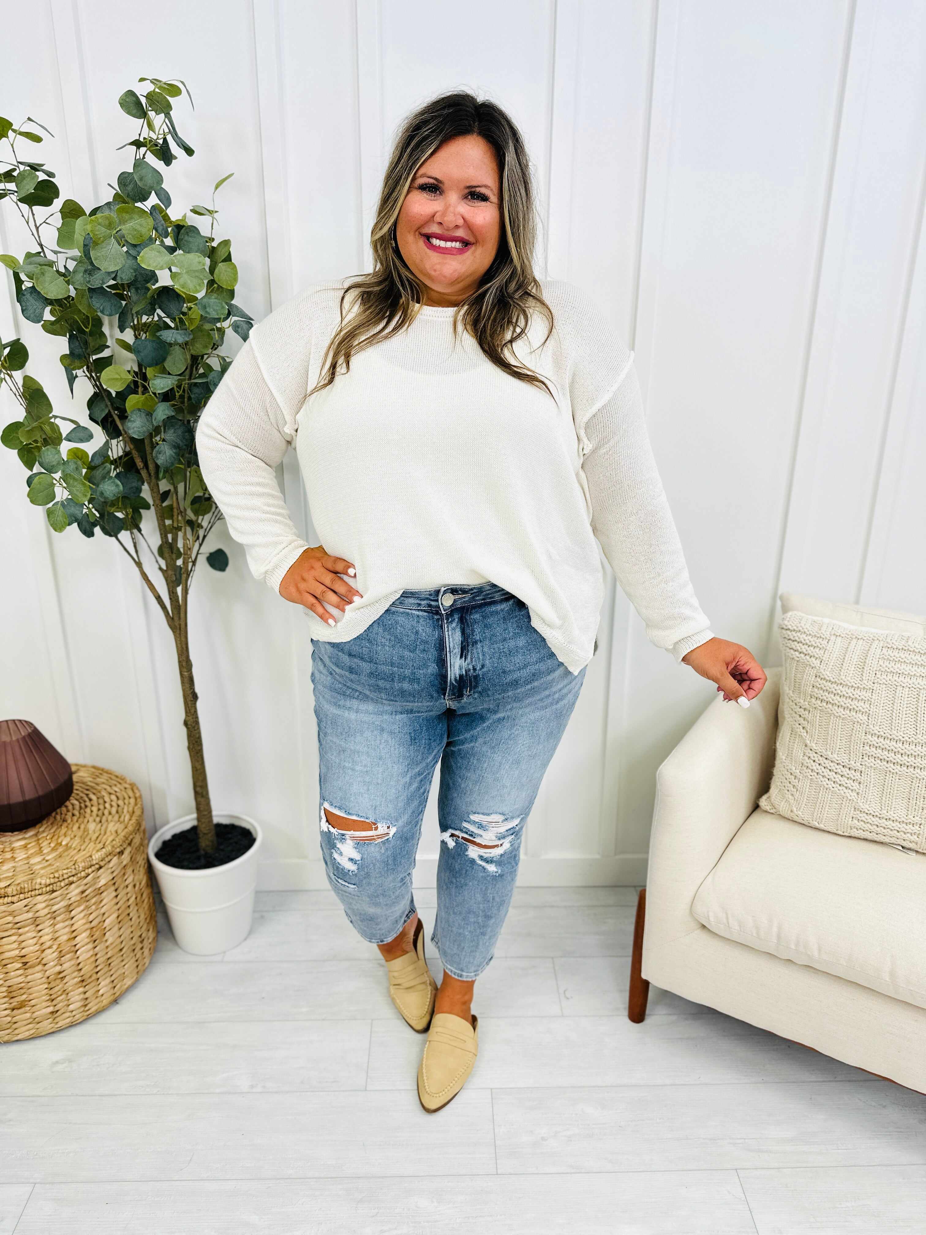Lovervet REG/CURVY Don't Crop Me Cropped Straight Jeans