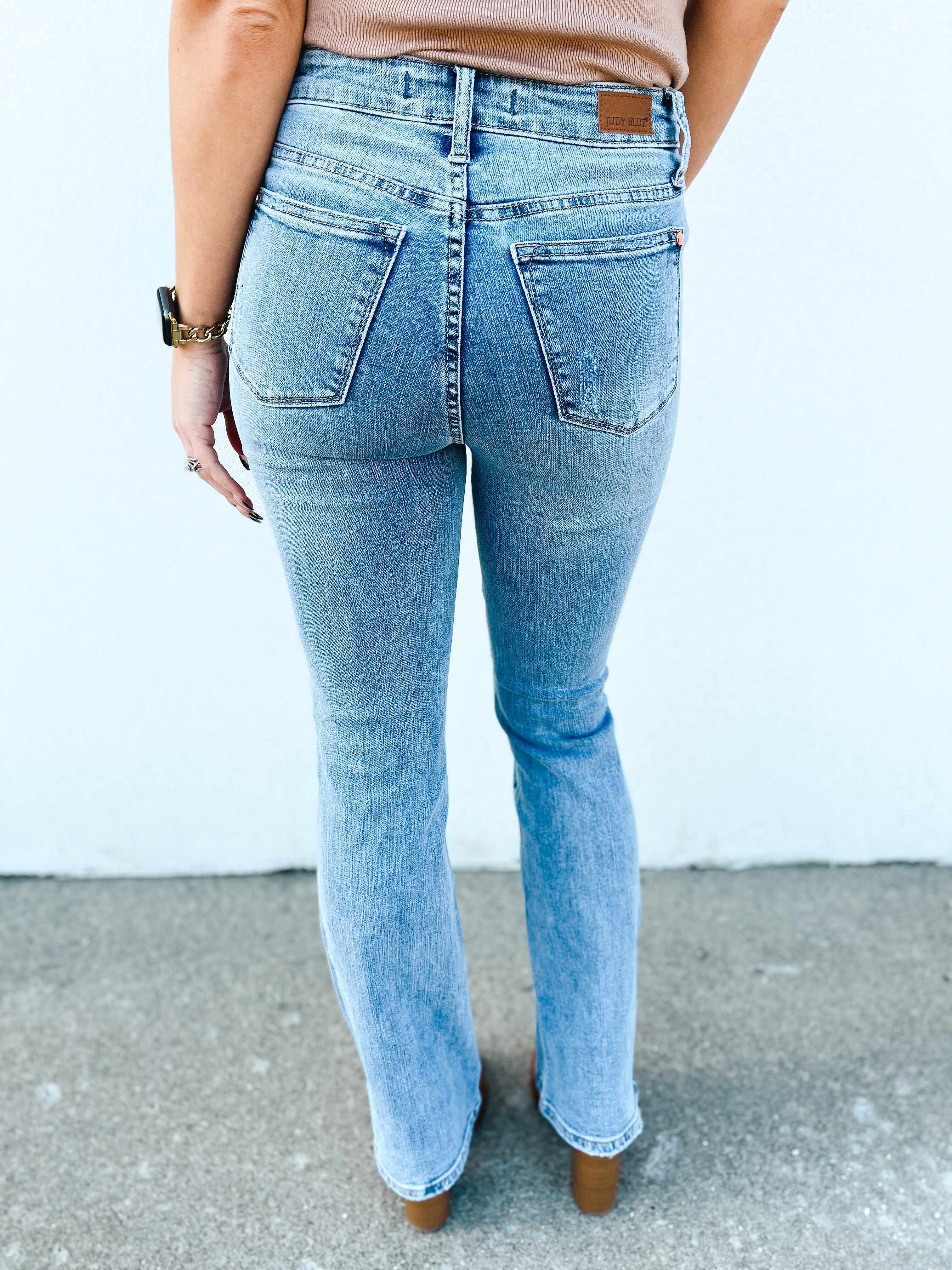 PLUS/REG Oh, SLIT! Bootcut Jeans